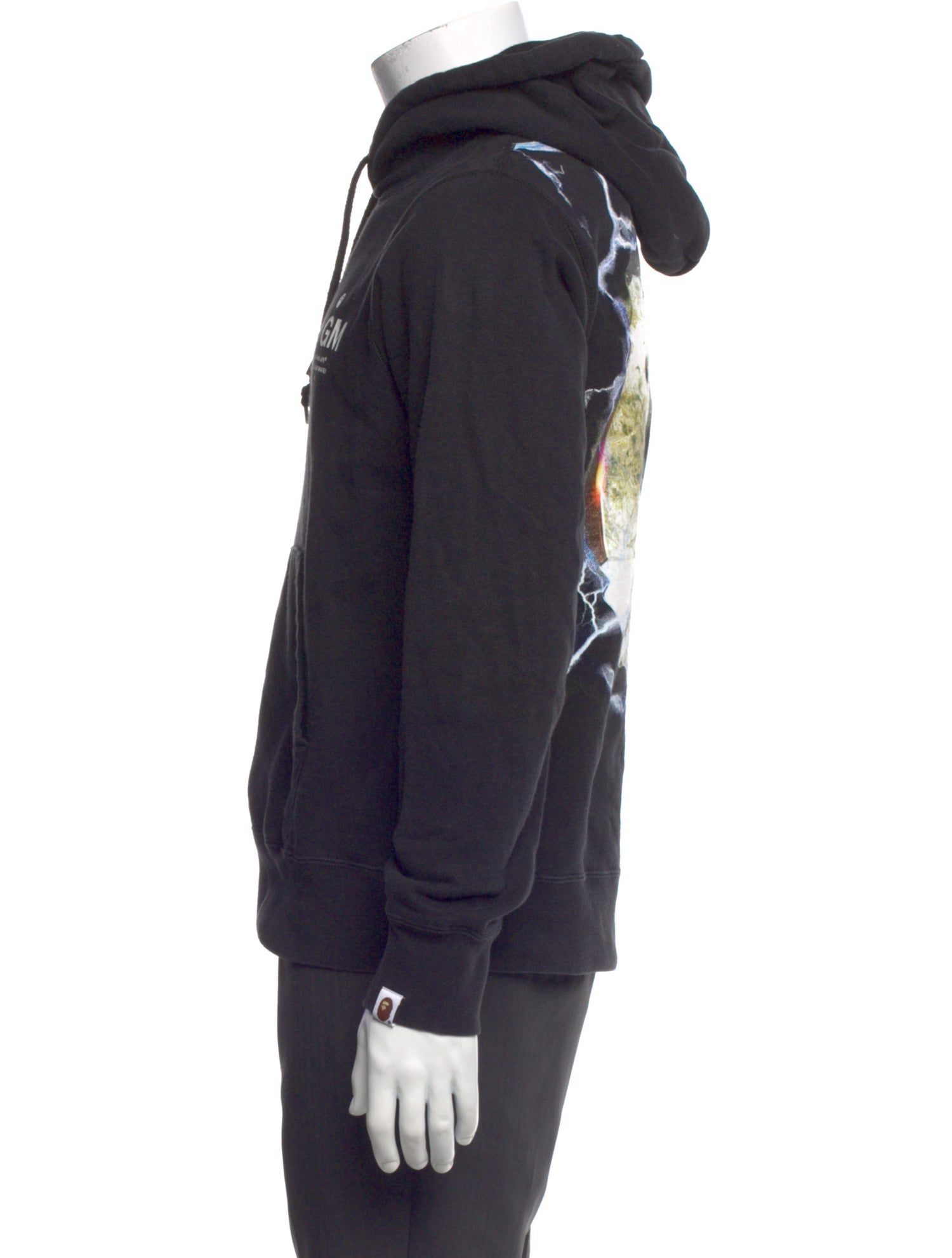 A Bathing Ape Graphic Print Crew Neck Hoodie