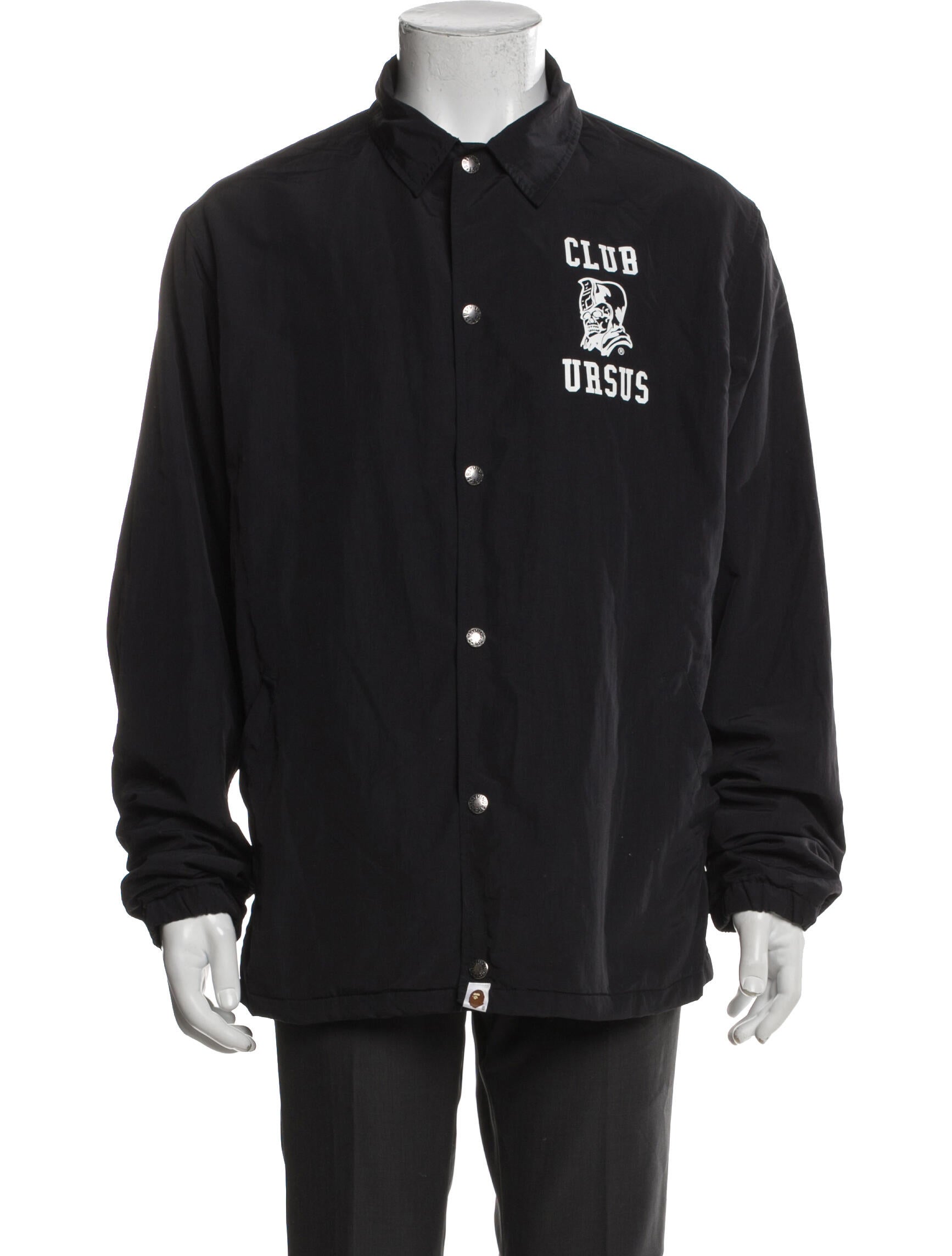 A Bathing Ape Club Ursus Graphic Print Windbreaker