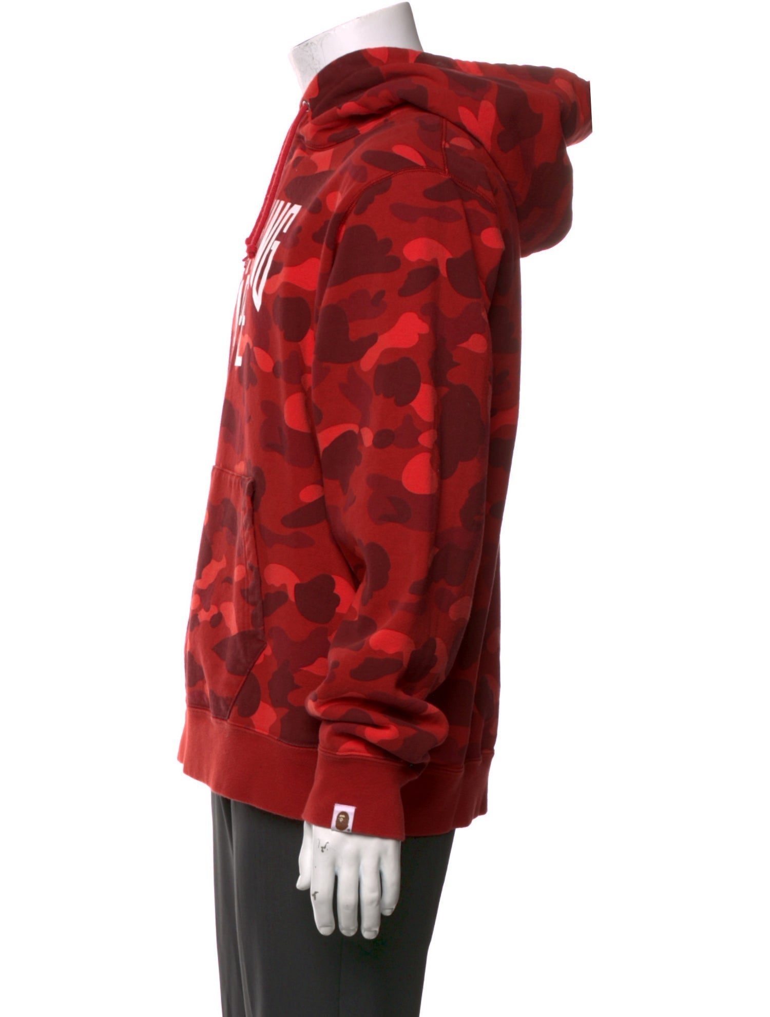 A Bathing Ape Printed Crew Neck Hoodie