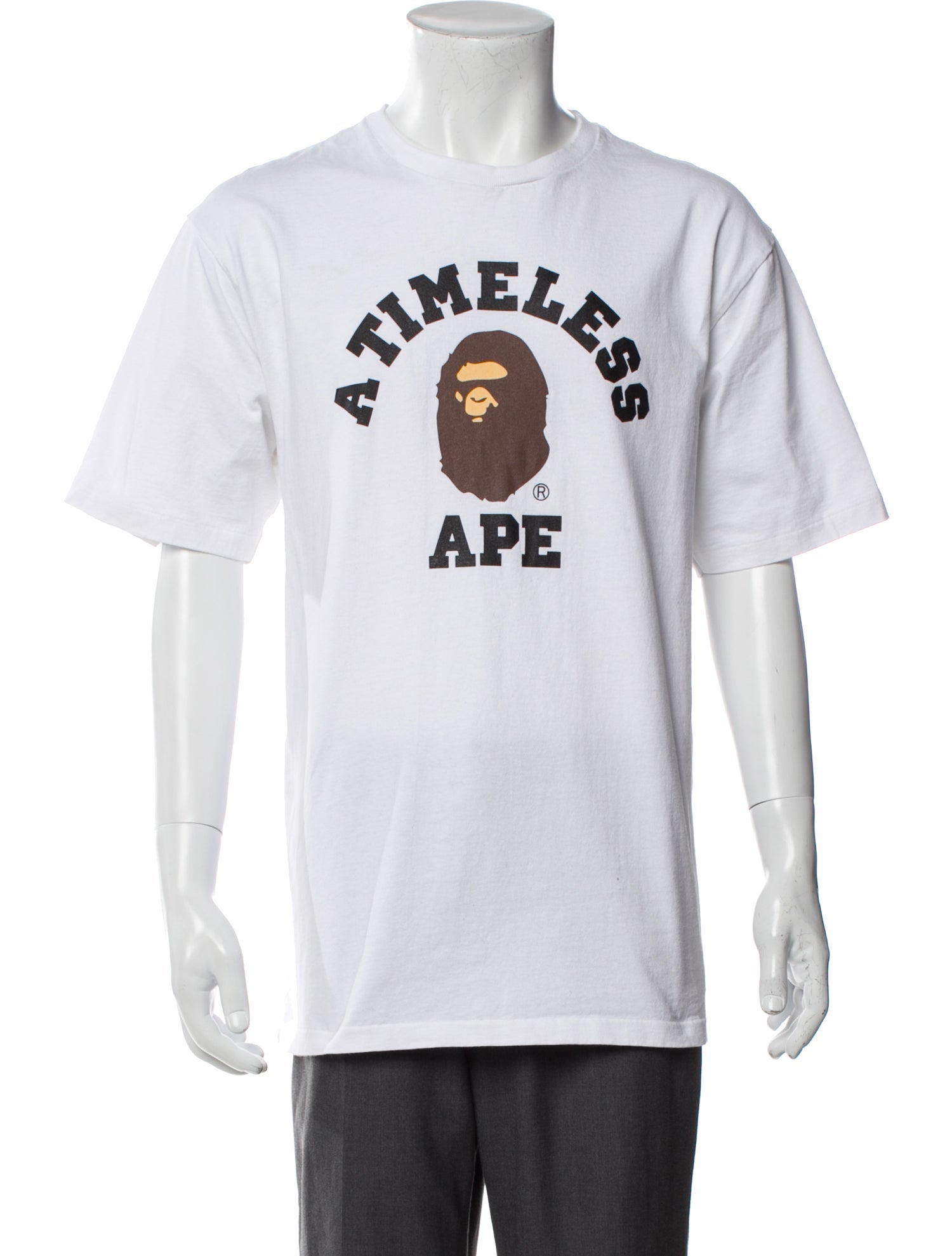 A Bathing Ape x Jjjjound College Timeless Graphic Print T-Shirt