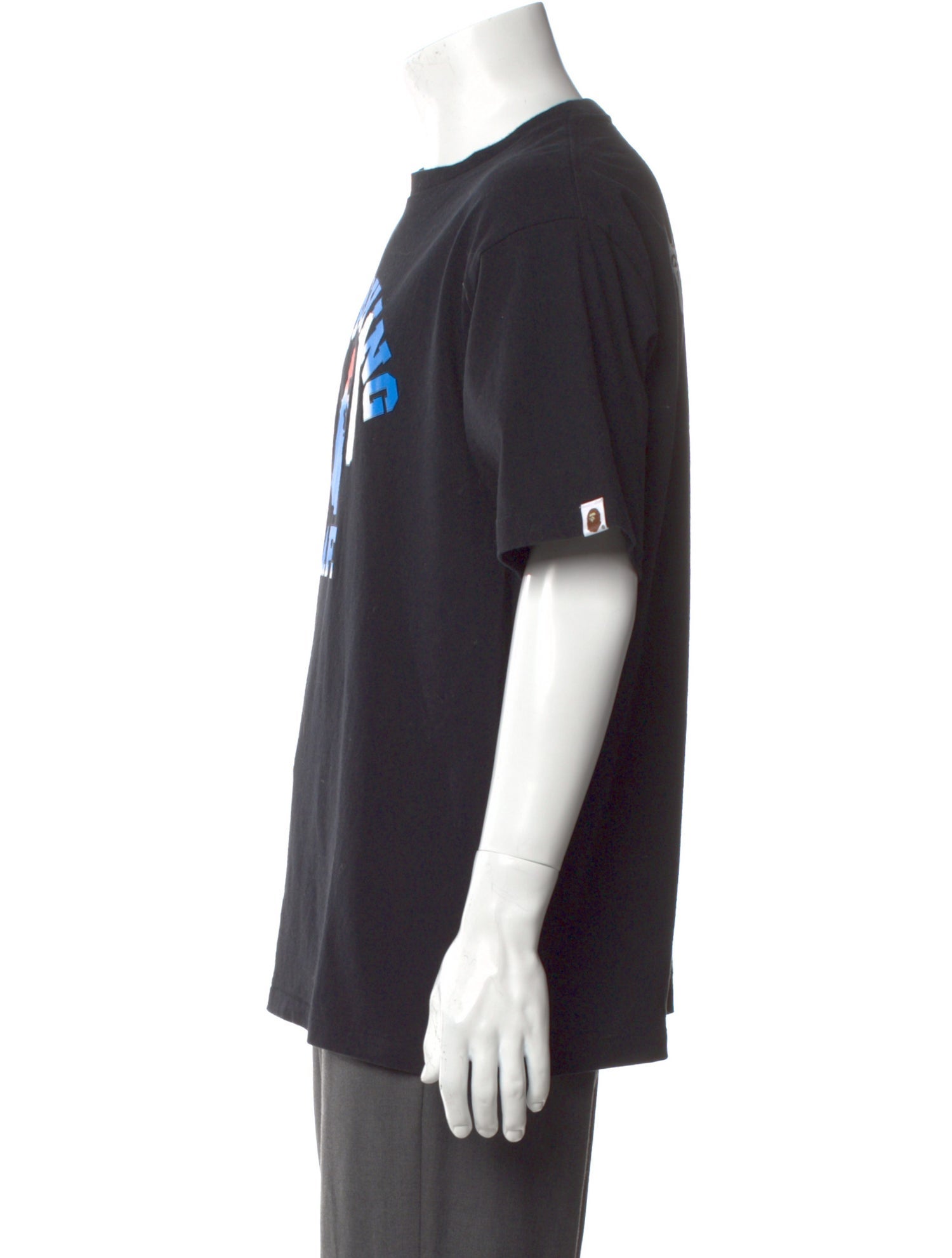 A Bathing Ape College Logo Graphic Print T-Shirt
