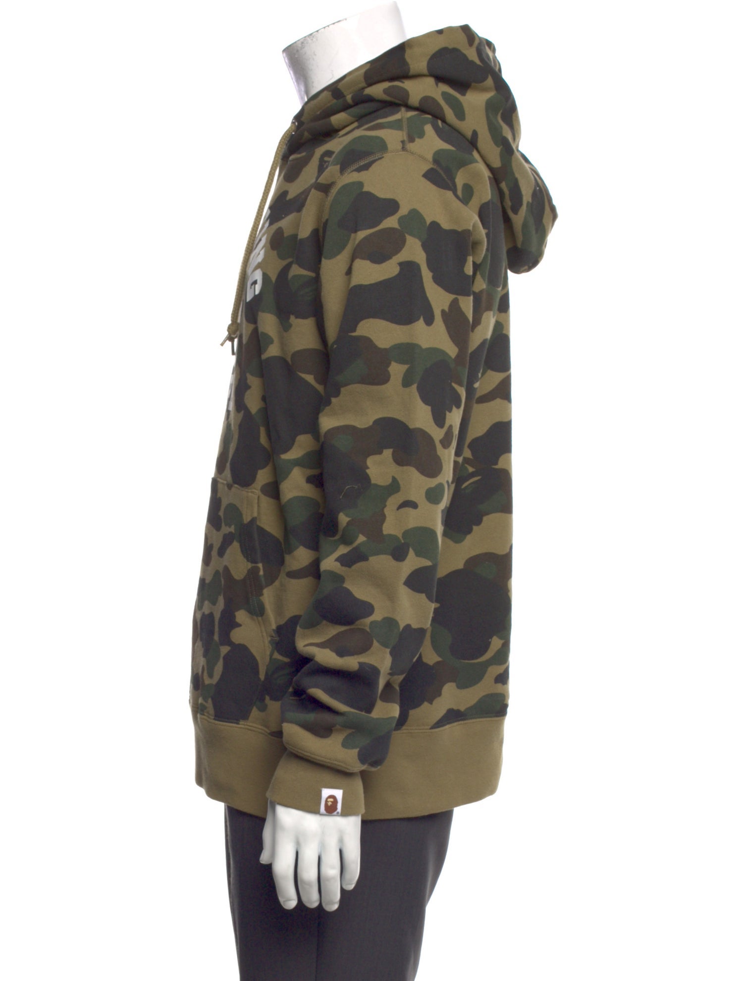 A Bathing Ape Camouflage Print Crew Neck Hoodie