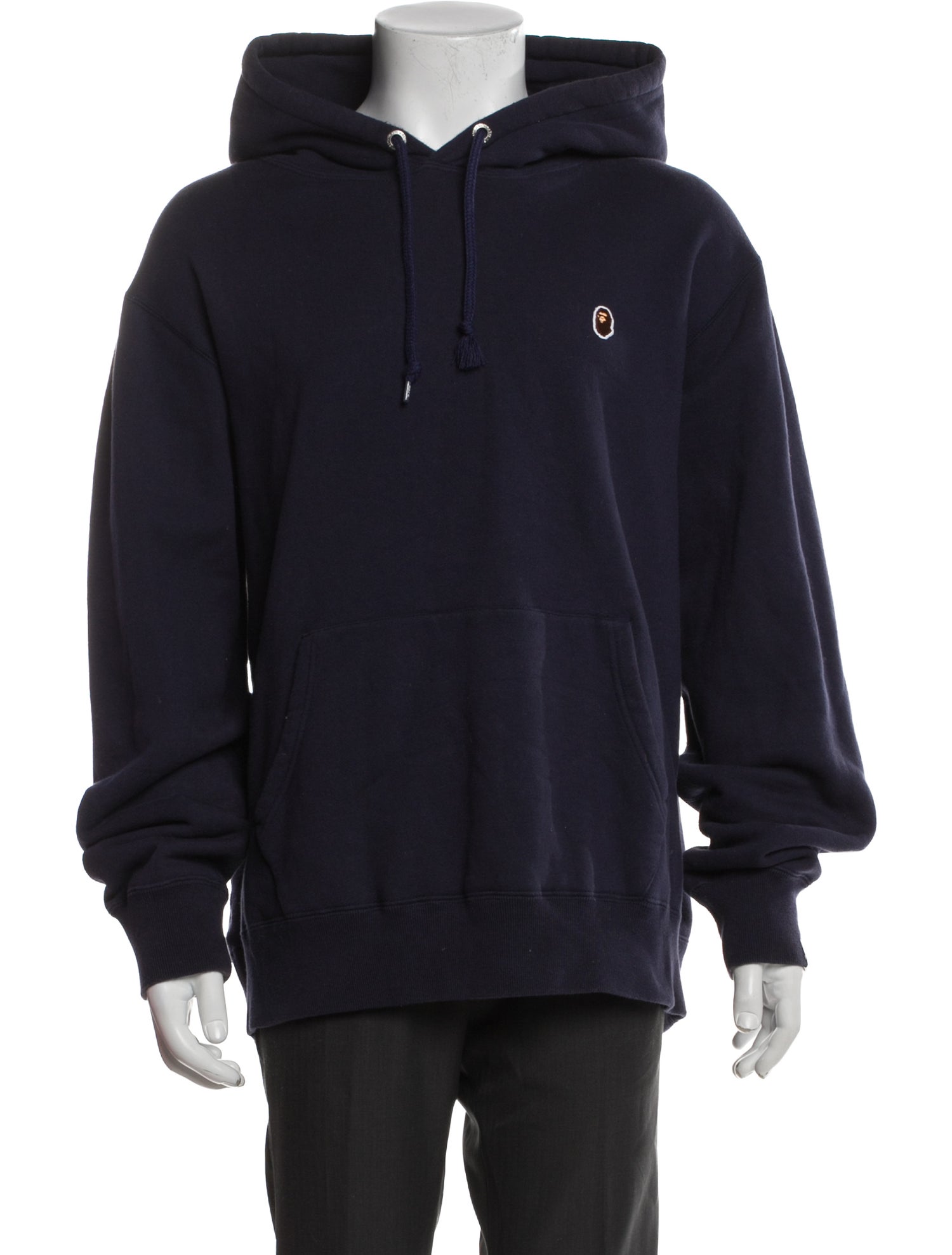 A Bathing Ape College Logo Crew Neck Hoodie