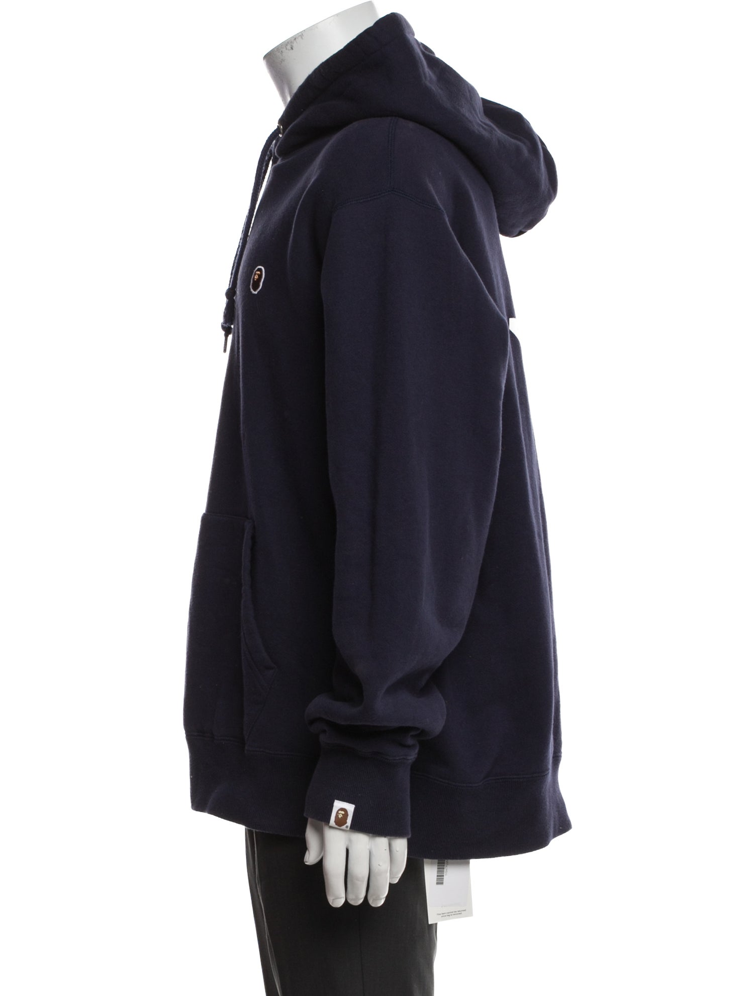A Bathing Ape College Logo Crew Neck Hoodie