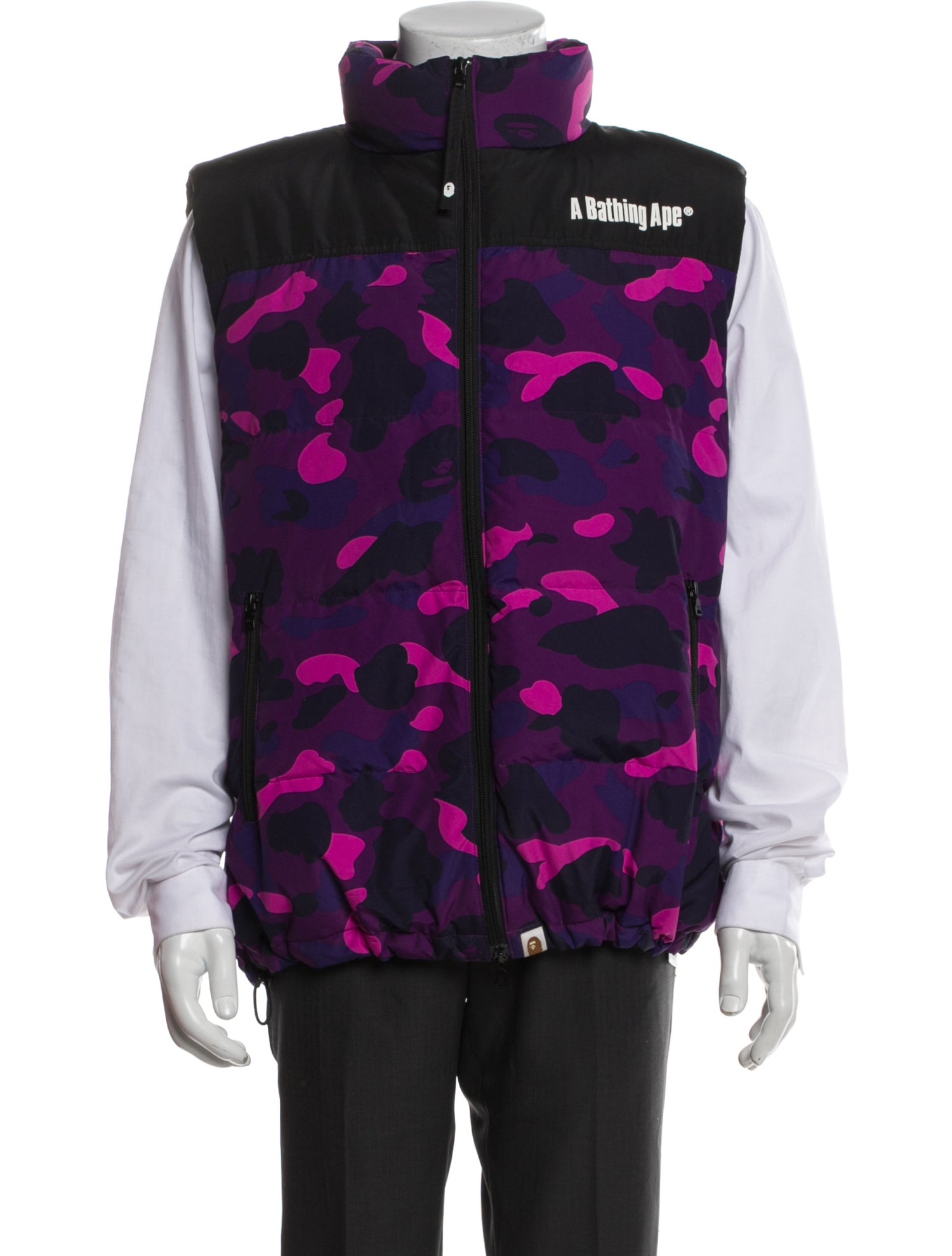 A Bathing Ape Camo Camouflage Print Vest