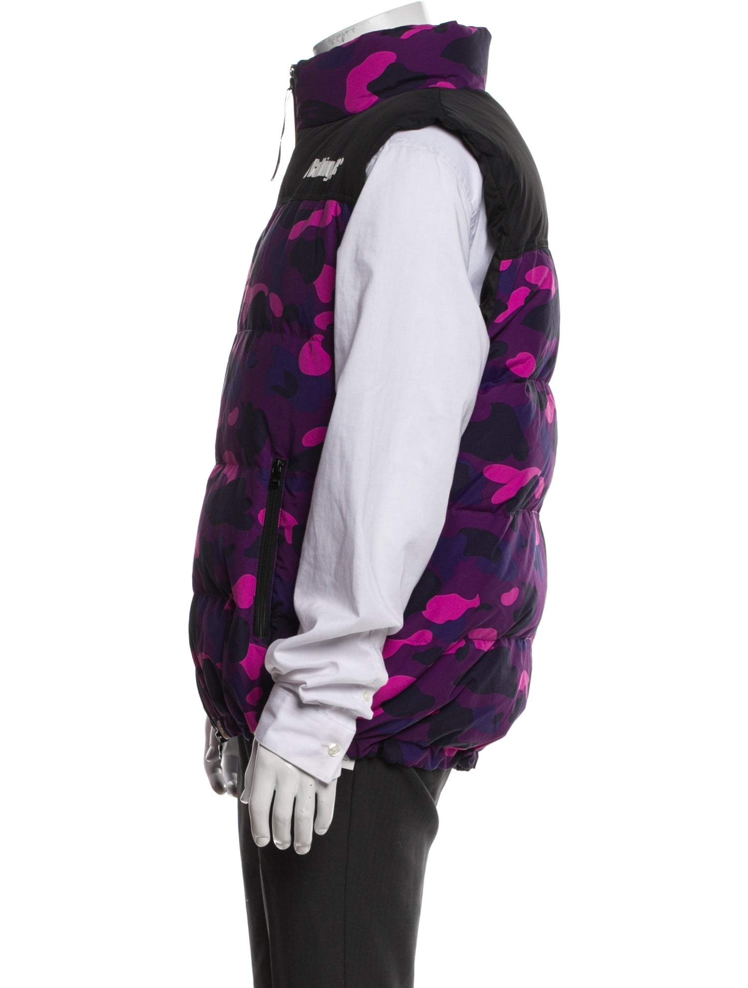 A Bathing Ape Camo Camouflage Print Vest