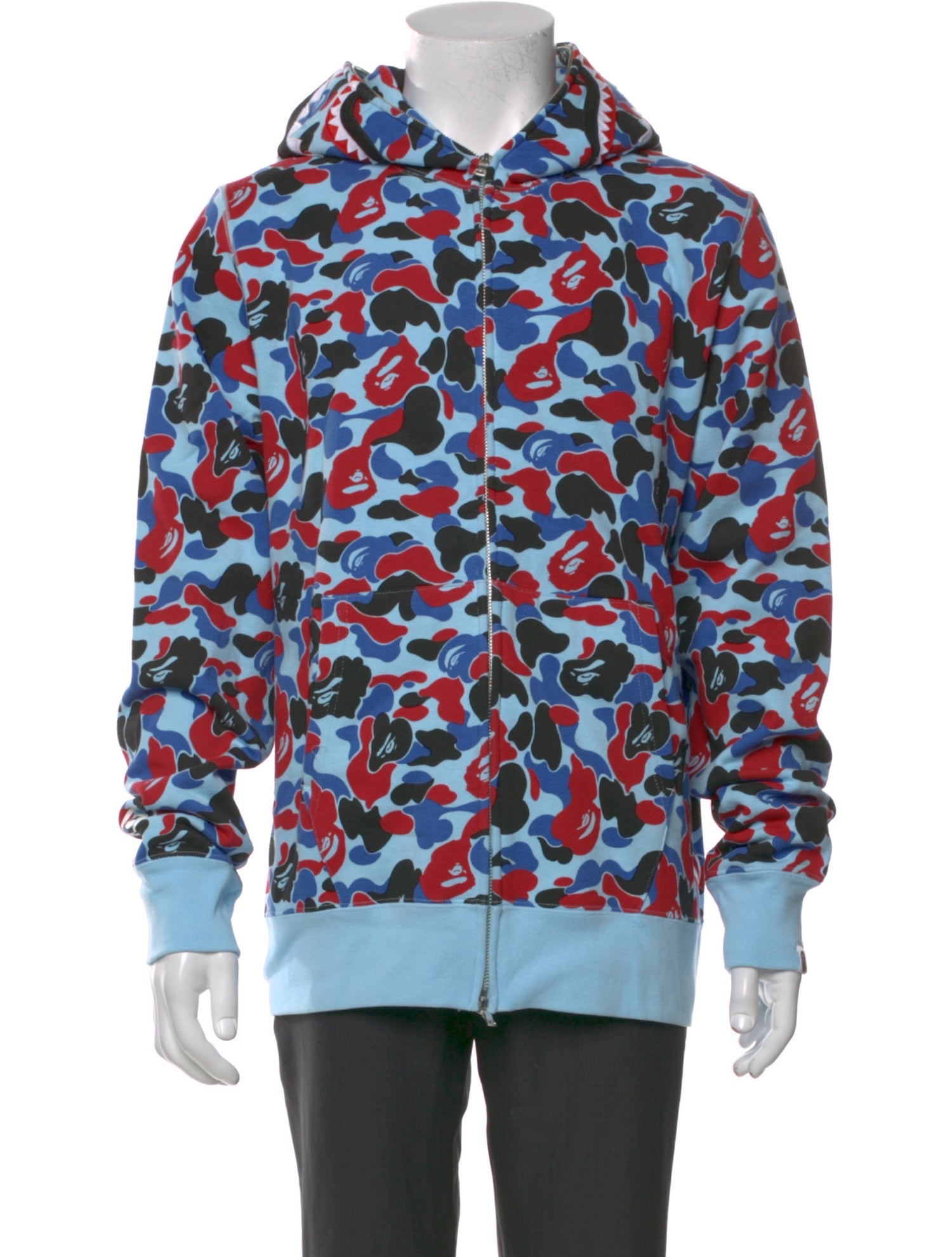 A Bathing Ape Printed Crew Neck Hoodie w/ Tags