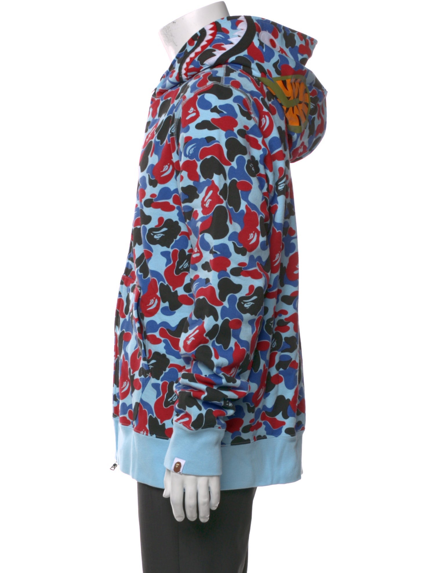 A Bathing Ape Printed Crew Neck Hoodie w/ Tags