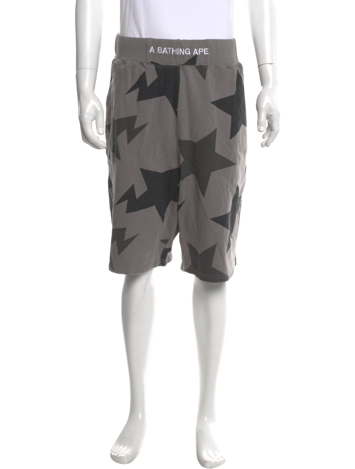A Bathing Ape Printed Cargo Shorts