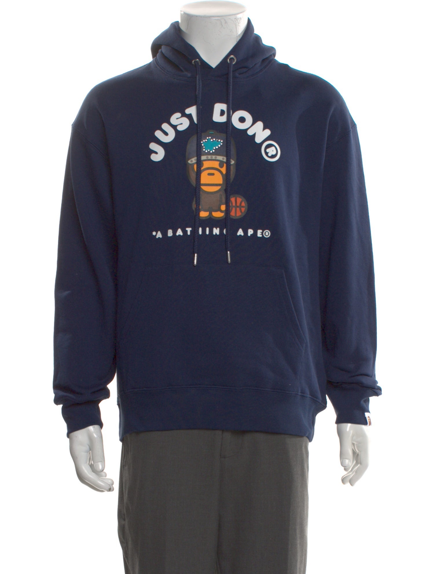 A Bathing Ape x Just Don 'Milo' Terry Cloth Graphic Print Hoodie