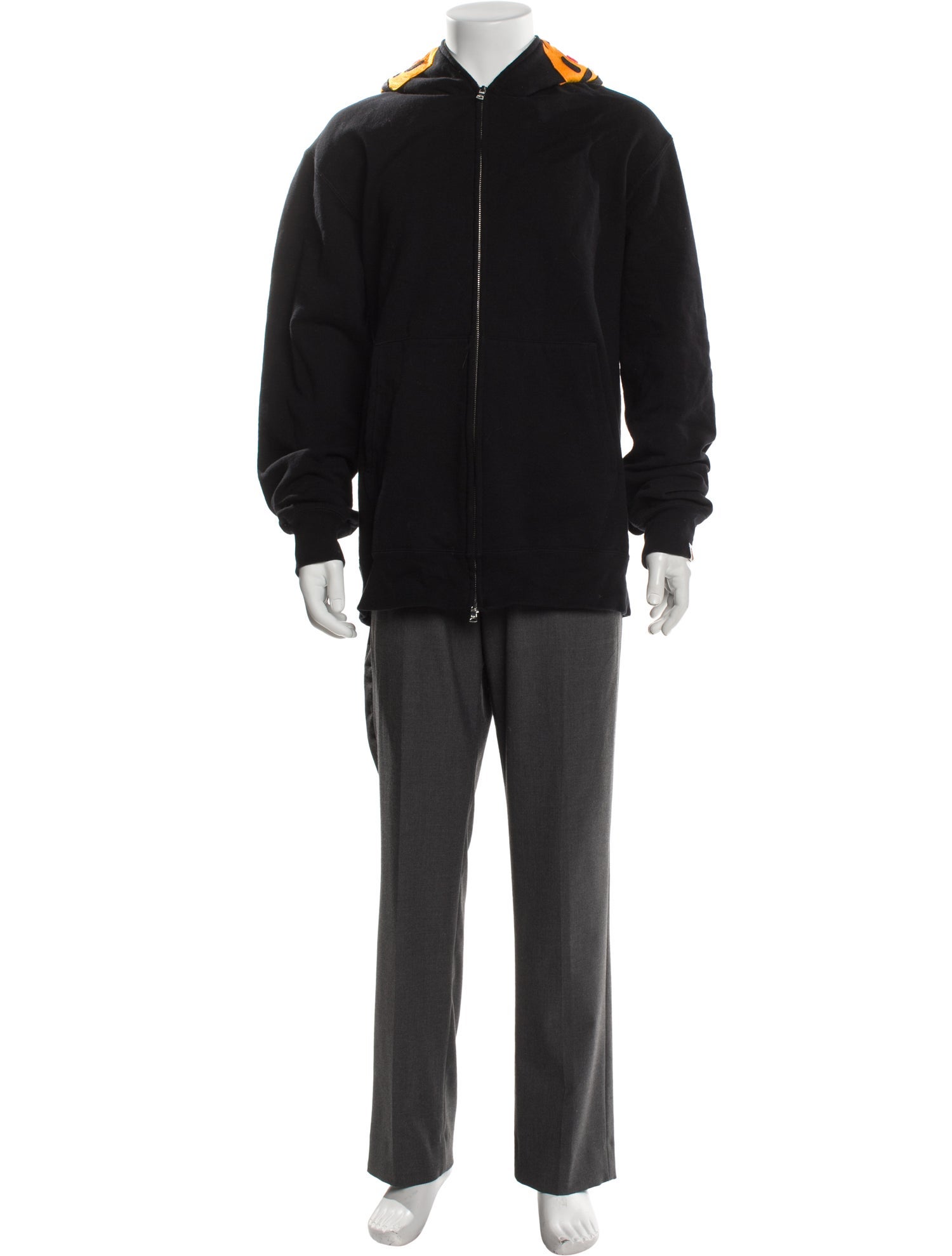 A Bathing Ape Tiger Shark 'Funthera Militia' Crew Neck Hoodie