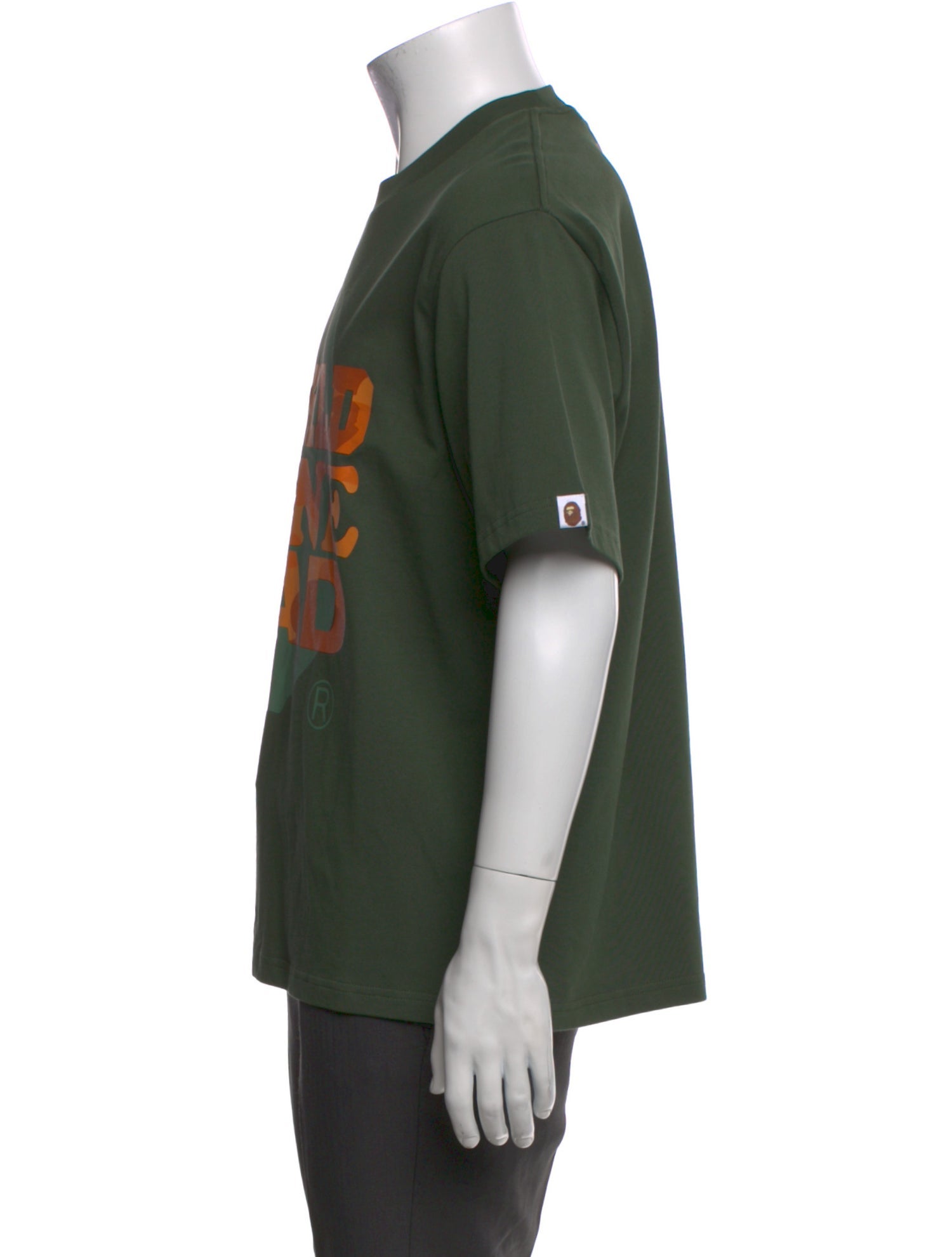 A Bathing Ape 'World Gone Mad' Graphic Print T-Shirt w/ Tags