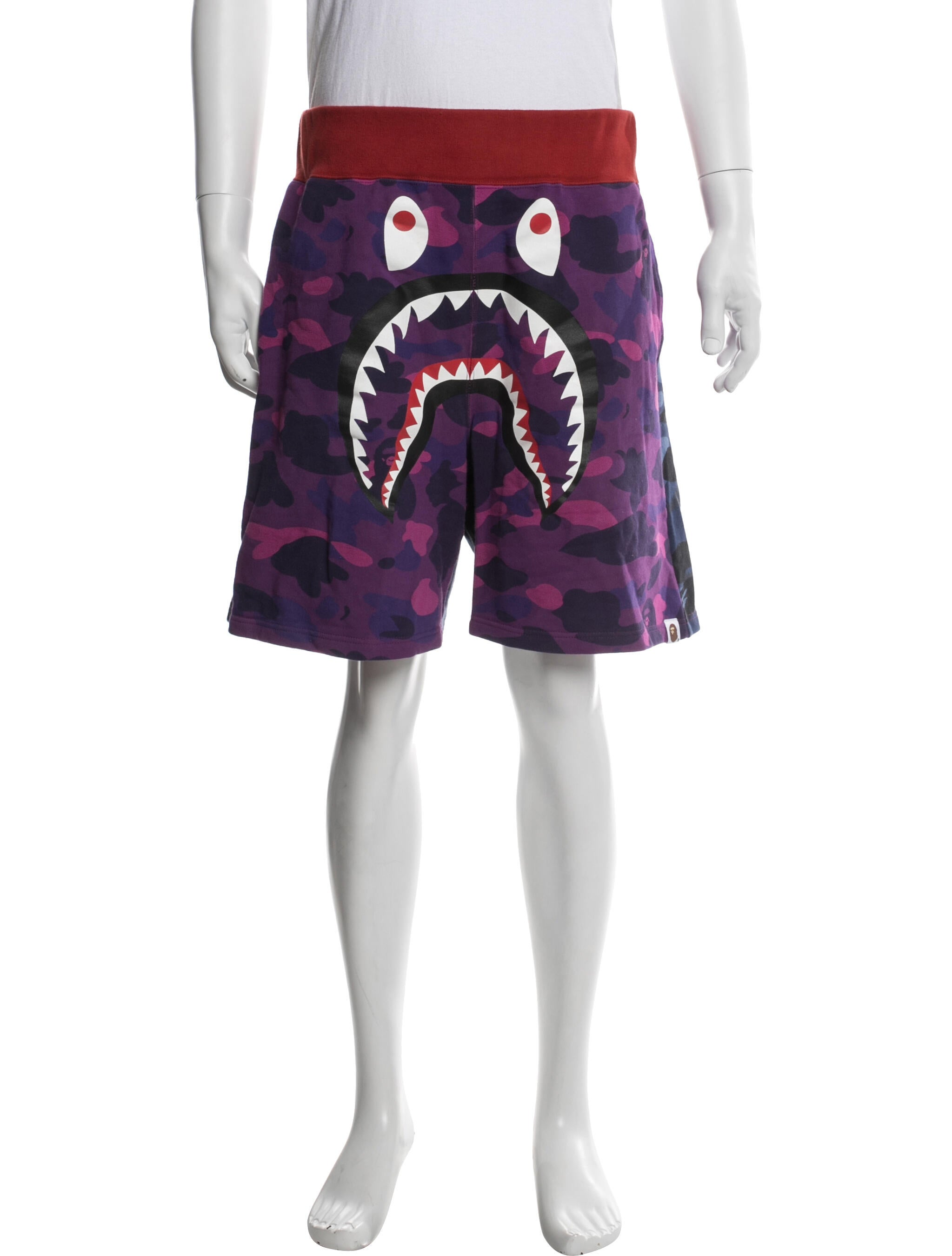 A Bathing Ape Camo Shark Shorts