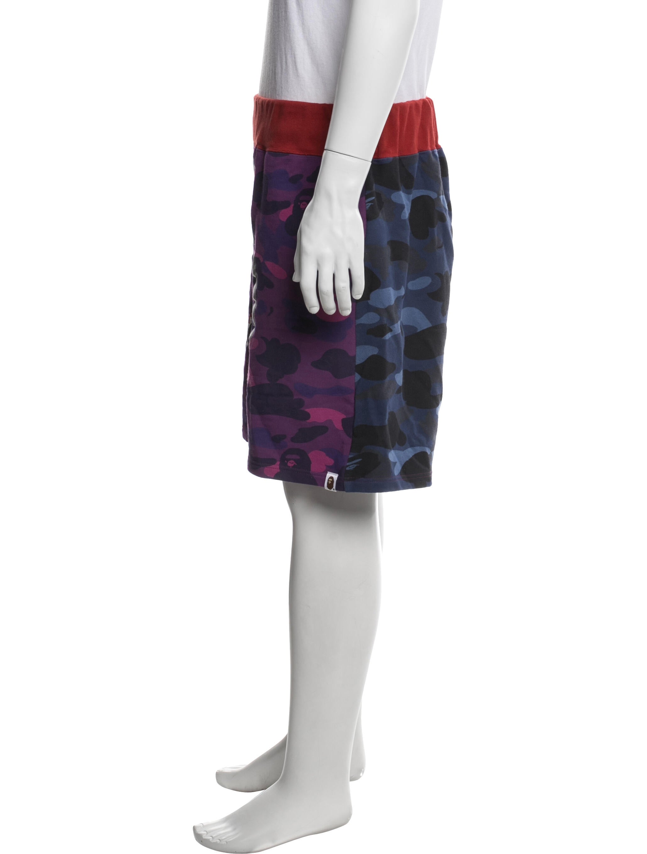 A Bathing Ape Camo Shark Shorts