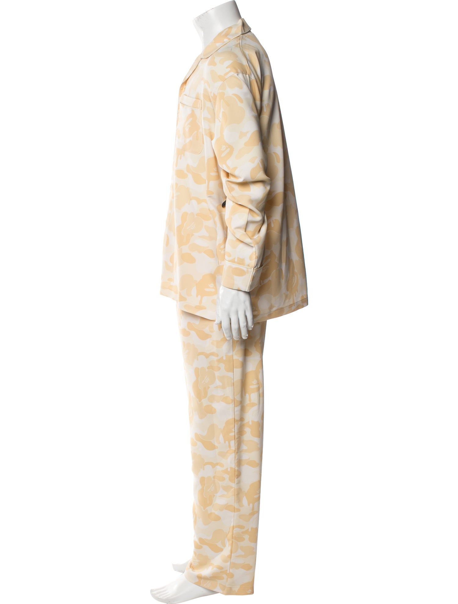 A Bathing Ape Camo Printed Pajama Set
