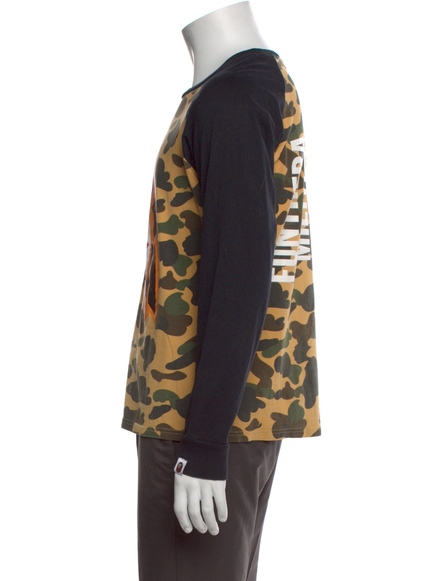 A Bathing Ape Camo Tiger Printed T-Shirt