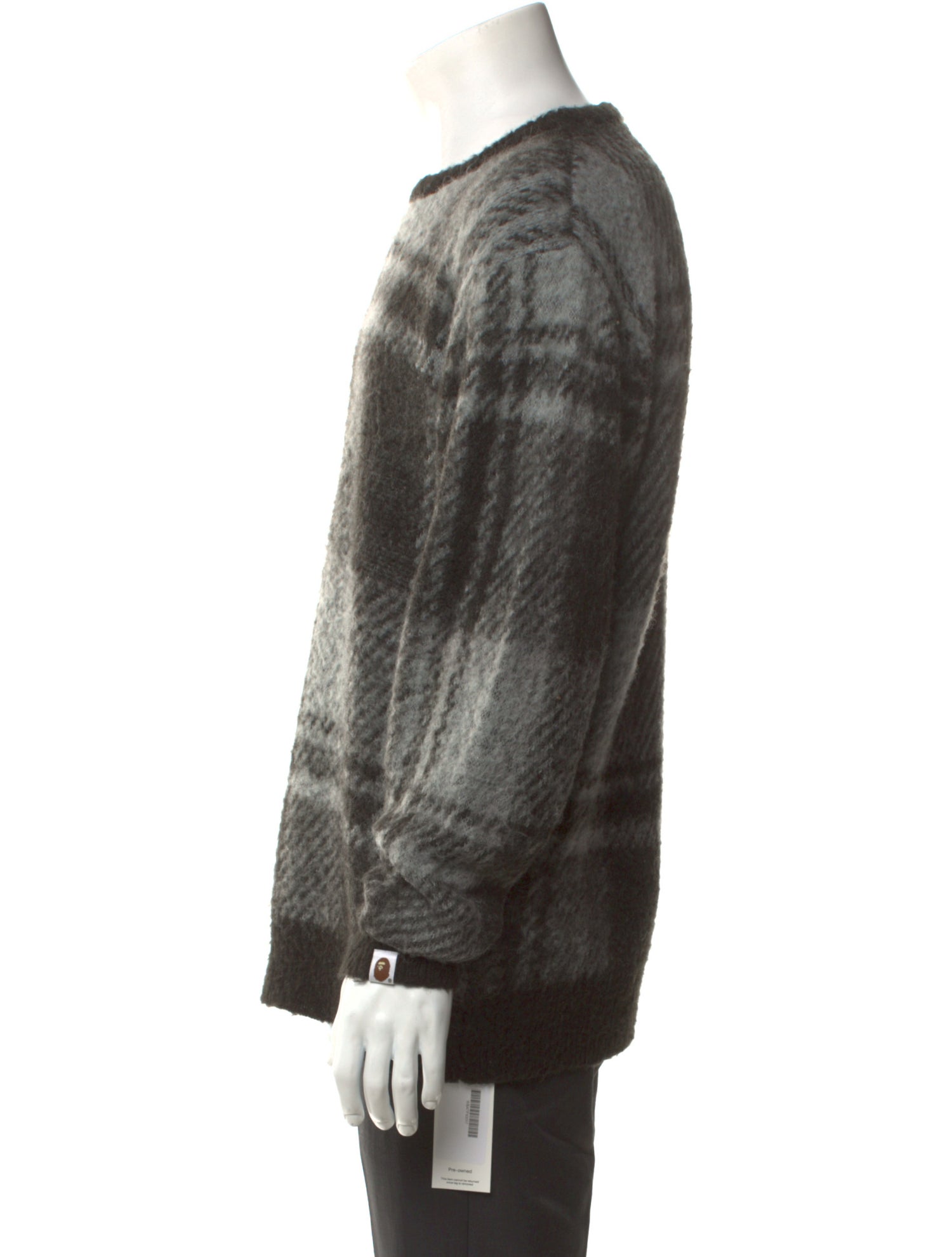 A Bathing Ape Plaid Print Long Sleeve