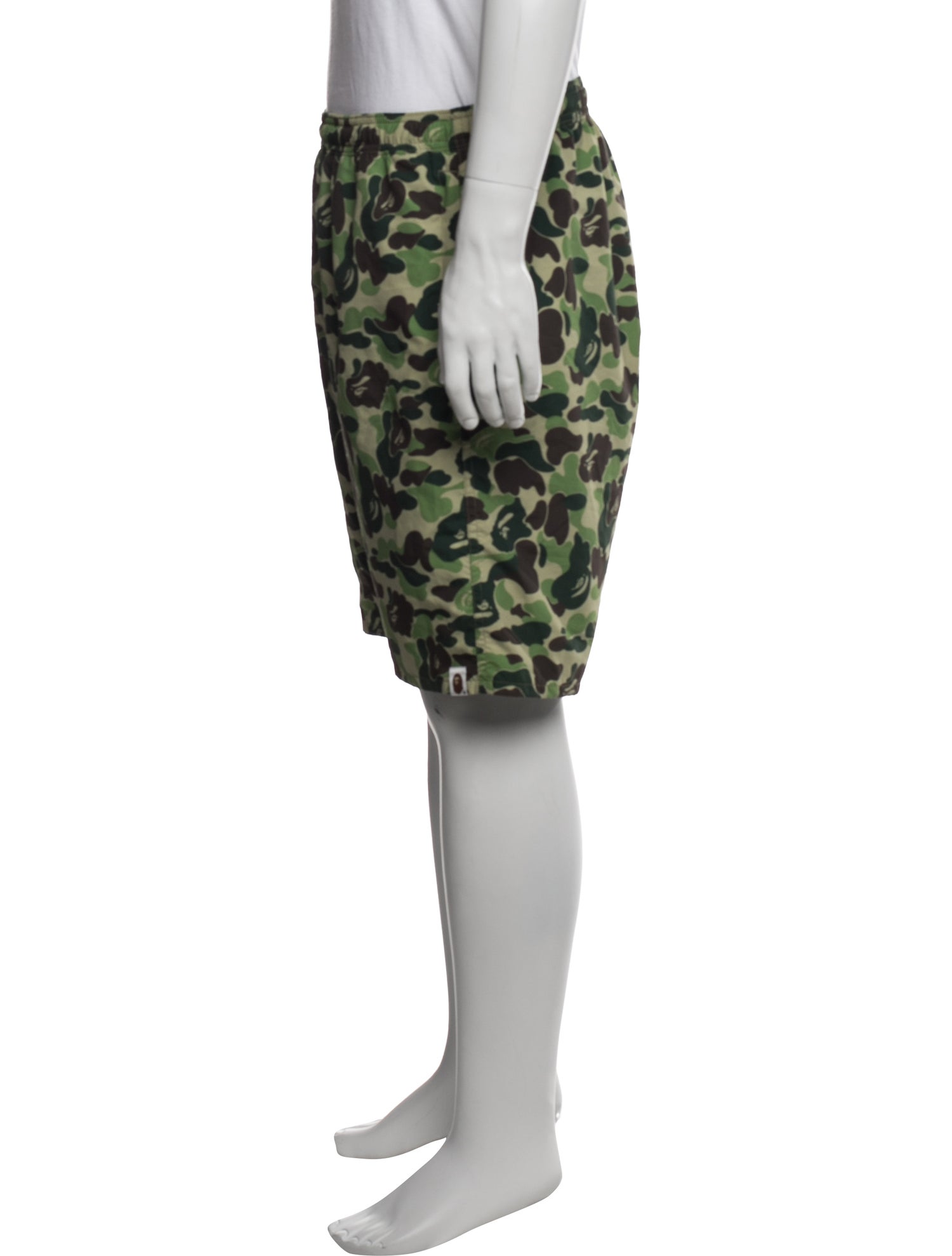 A Bathing Ape Camouflage Print Shorts