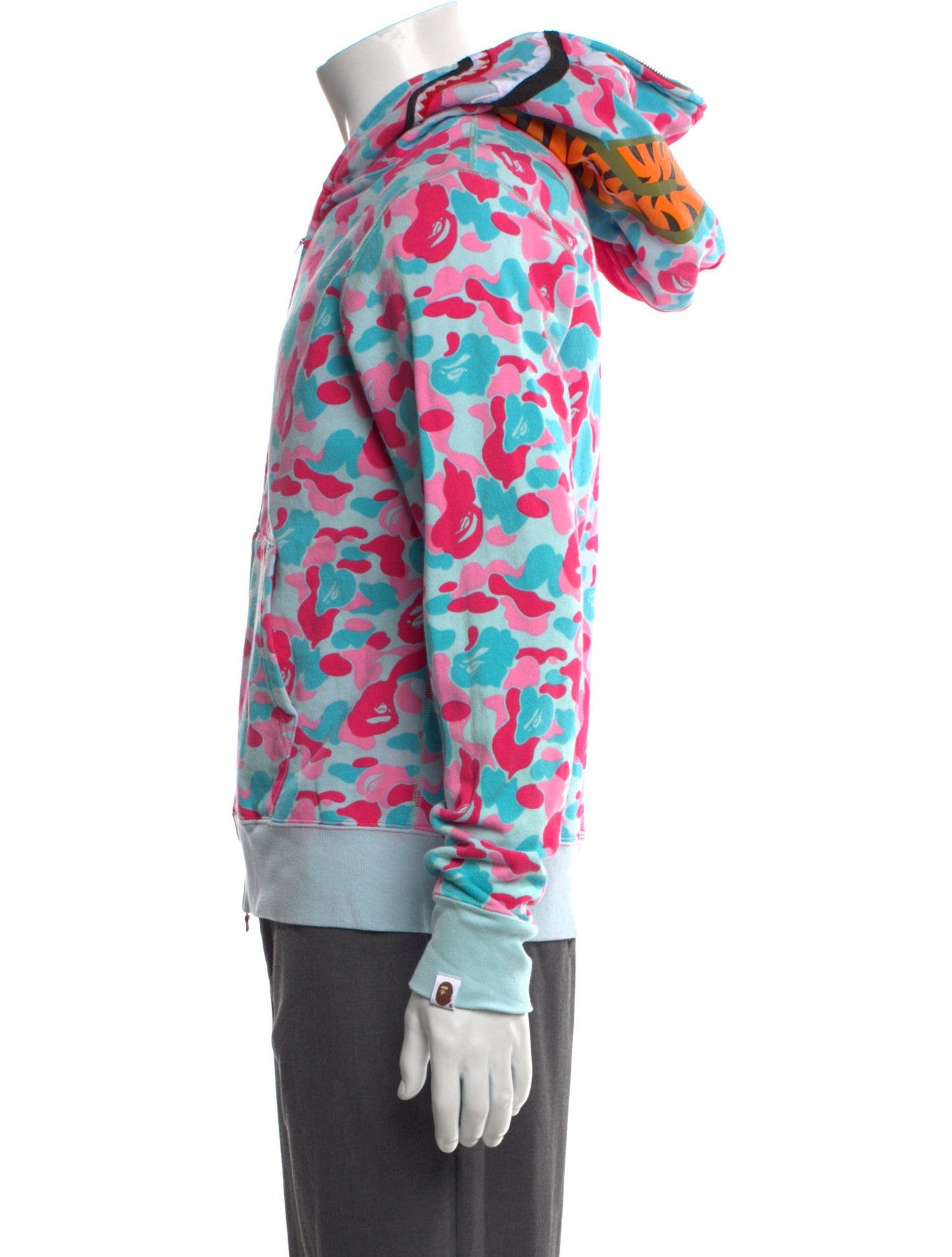 A Bathing Ape Camouflage Print Crew Neck Pullover