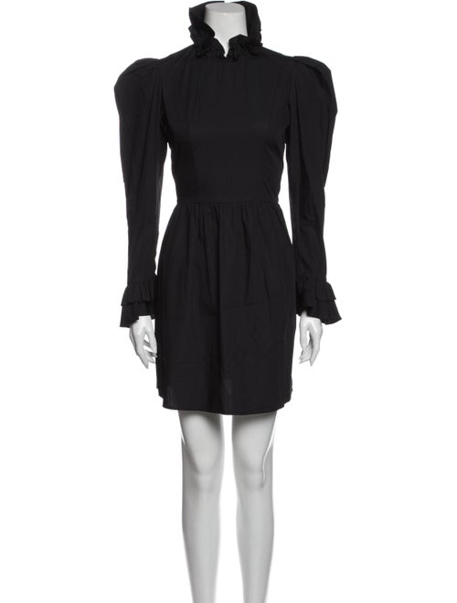 Batsheva Spring Prairie Mini Dress Black