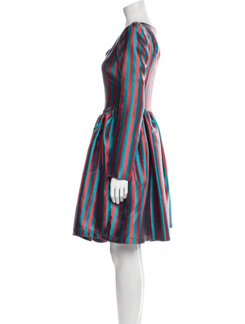 Batsheva Striped Knee-Length Dress