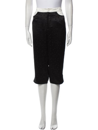 Batsheva Colorblock Pattern Straight Leg Pants