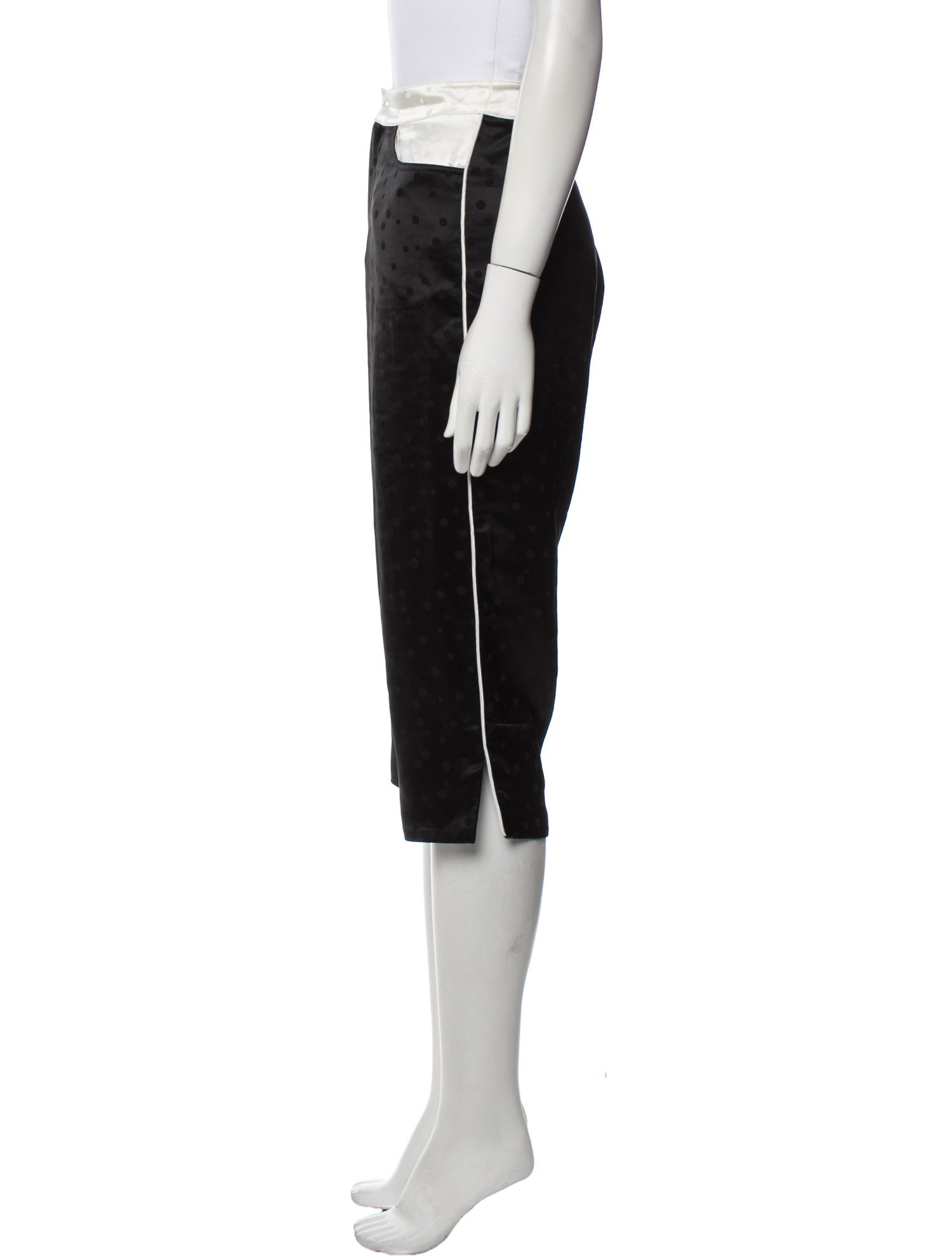 Batsheva Colorblock Pattern Straight Leg Pants