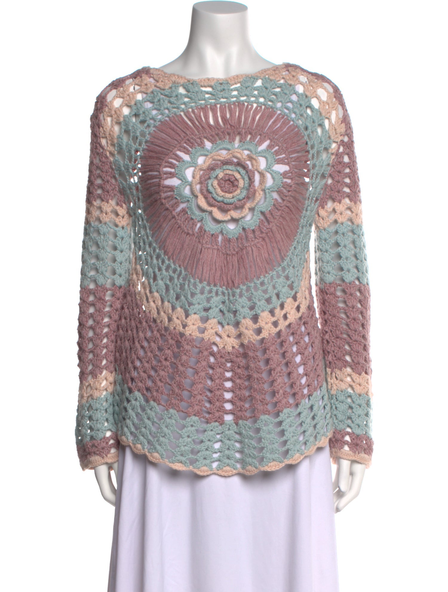 Batsheva Alpaca Patterned Sweater w/ Tags