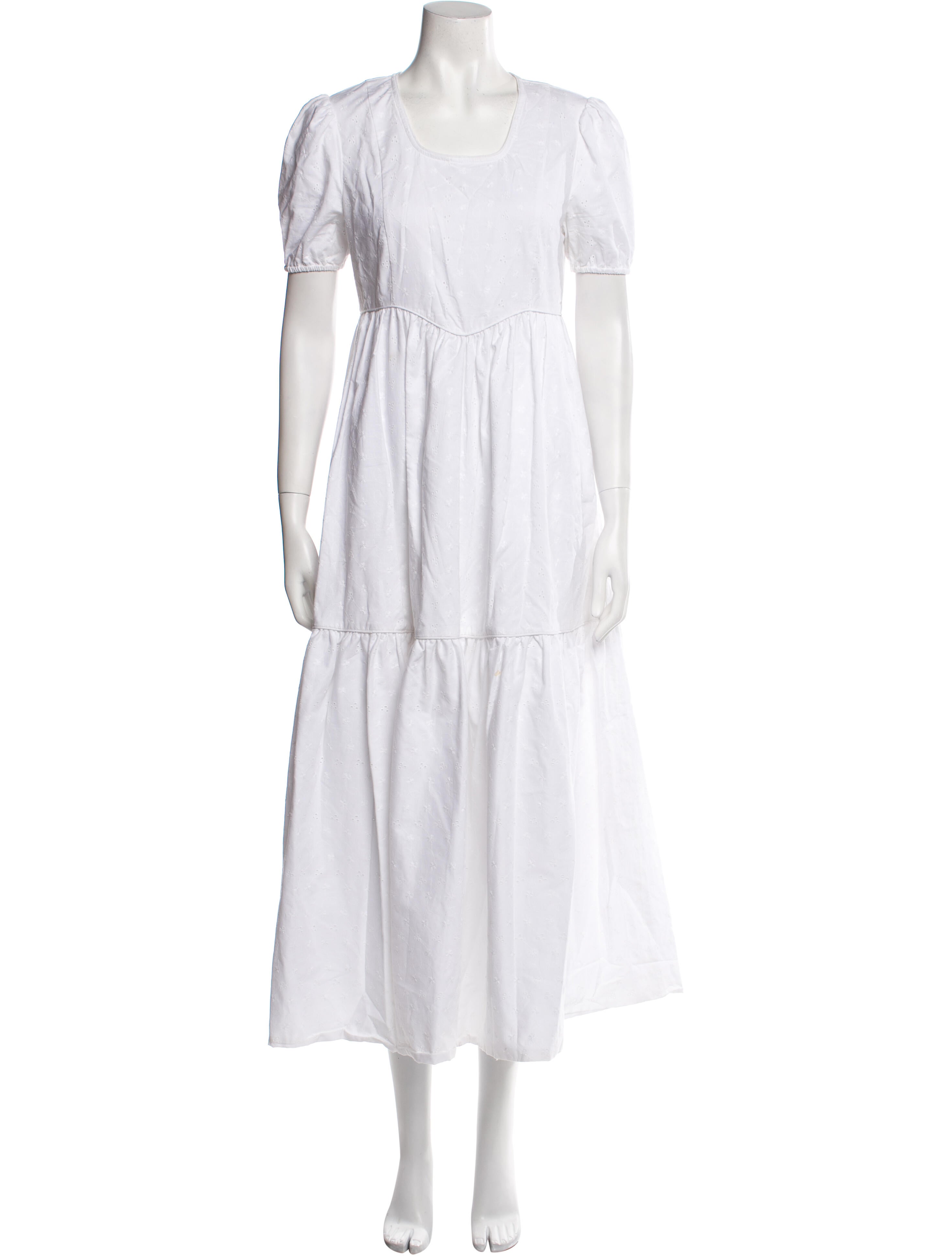 Batsheva Scoop Neck Long Dress