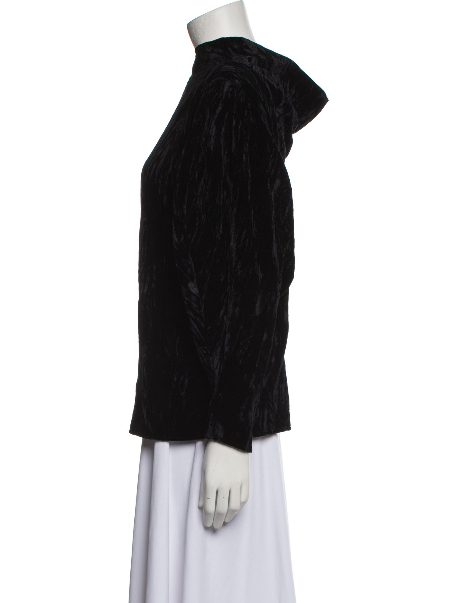 Batsheva Mock Neck Long Sleeve Sweatshirt