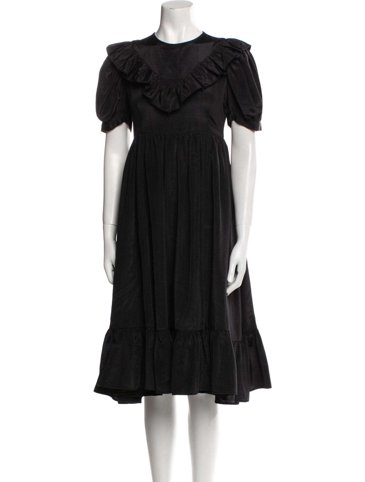 Batsheva Crew Neck Midi Length Dress