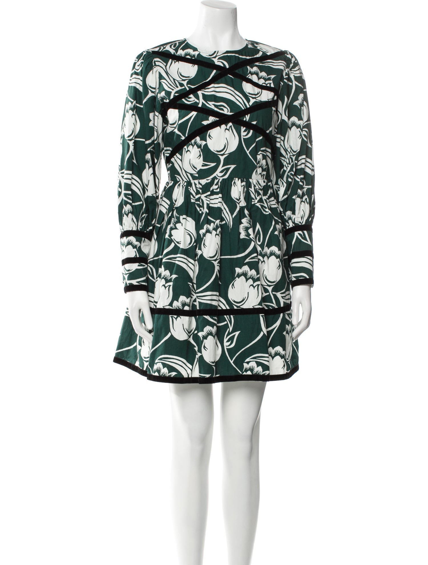 Batsheva Printed Mini Dress