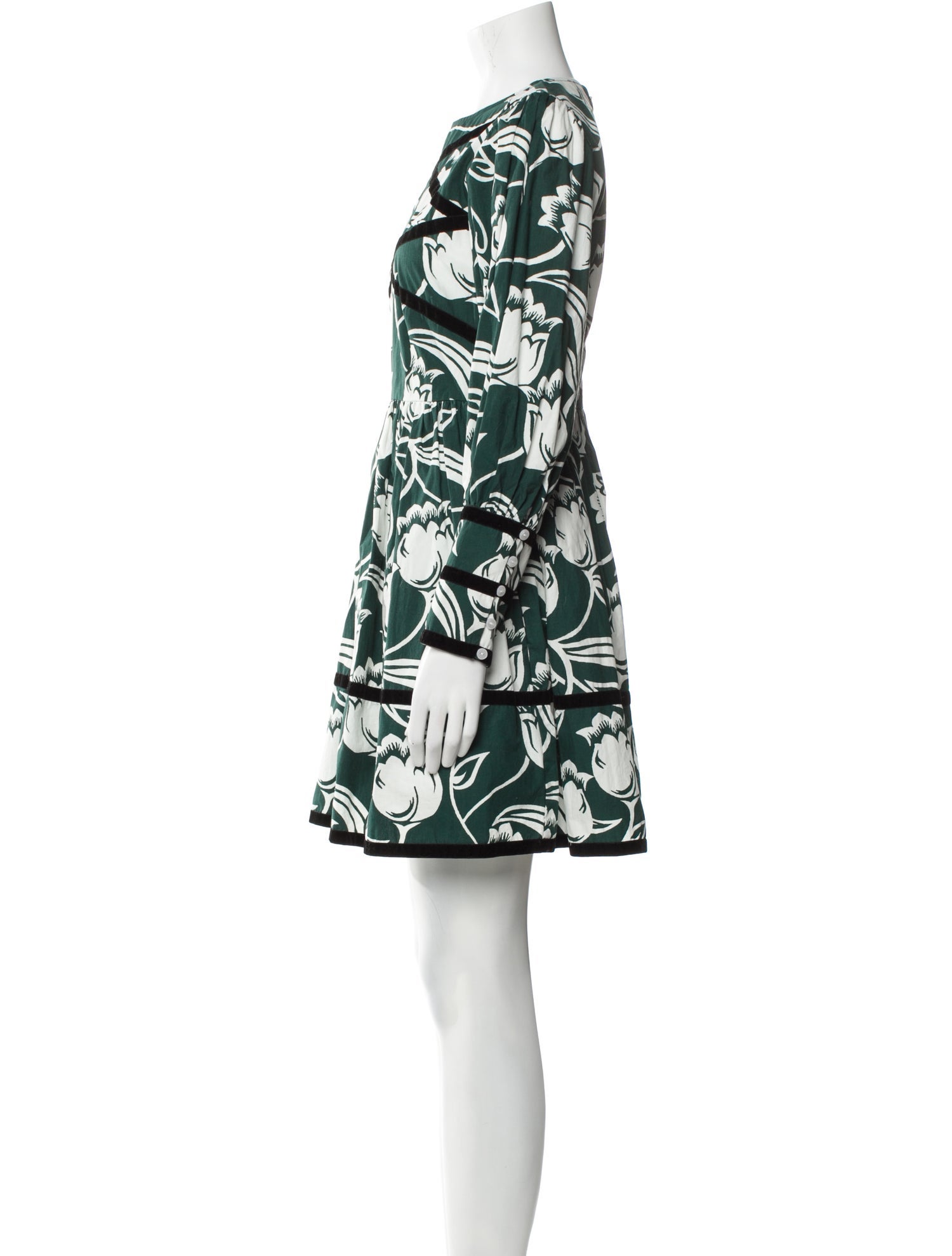 Batsheva Printed Mini Dress