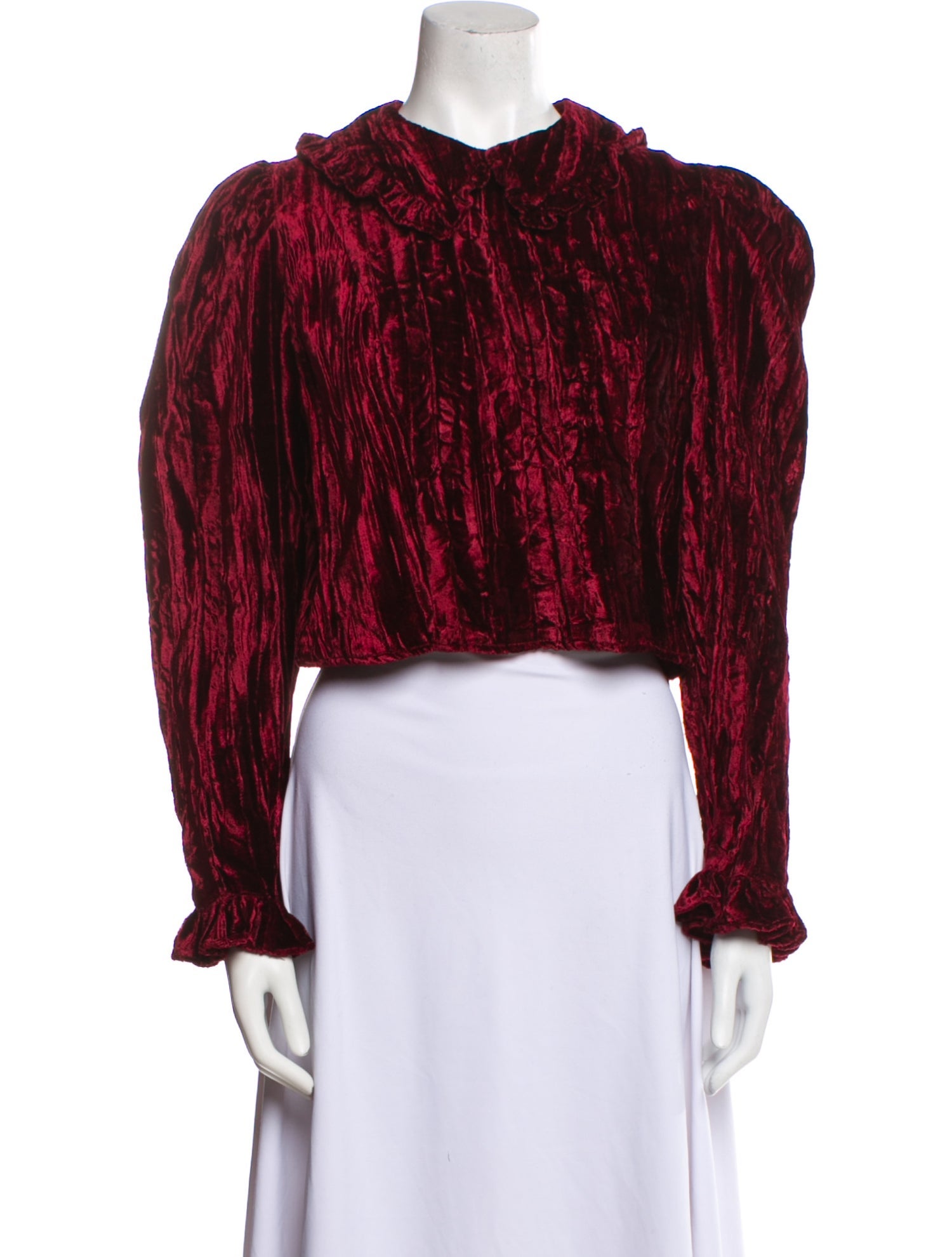 Batsheva Tie-Dye Print Crew Neck Crop Top w/ Tags