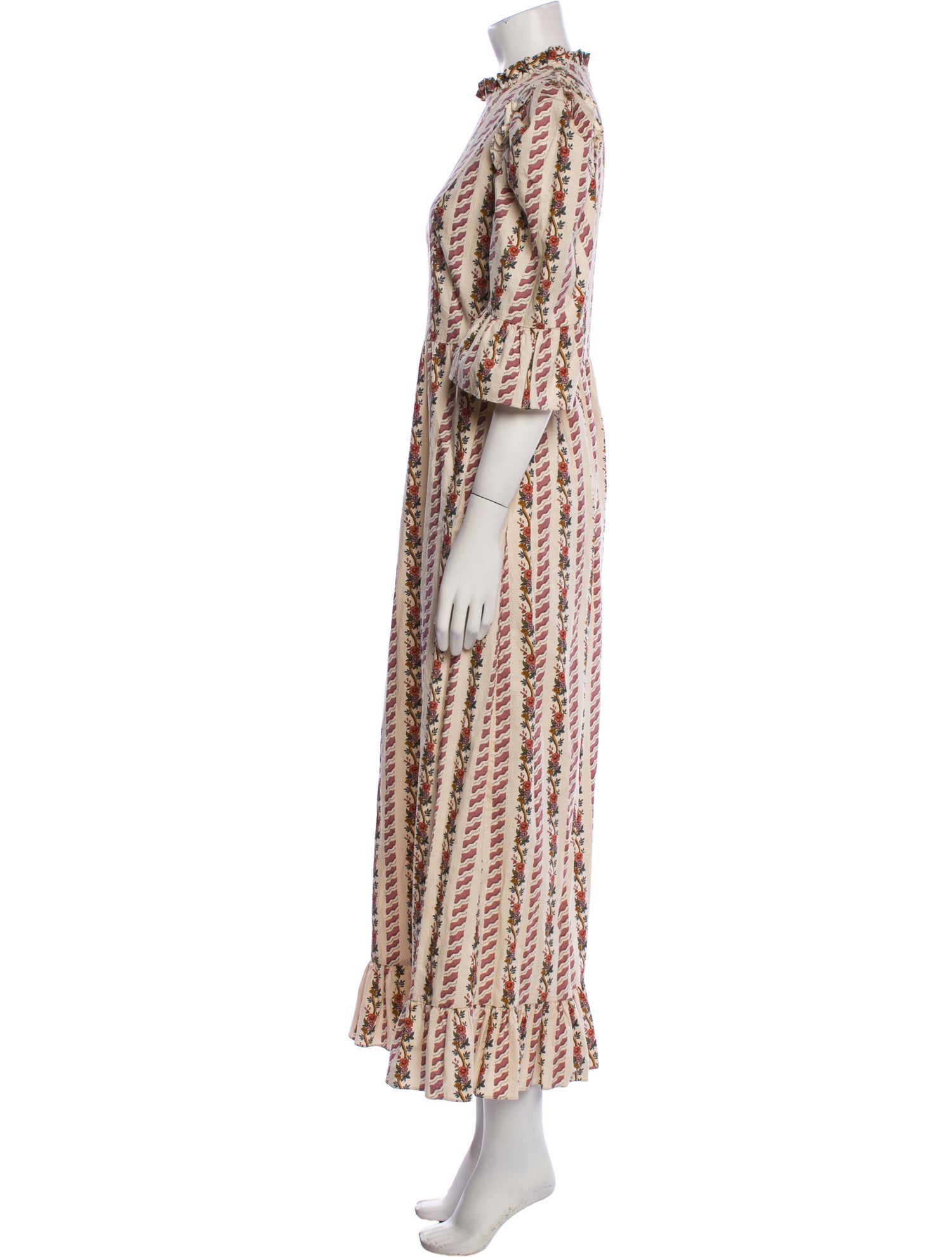 Batsheva Printed Long Dress