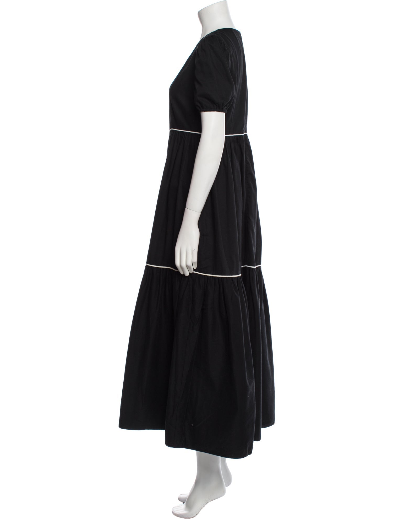 Batsheva Scoop Neck Long Dress