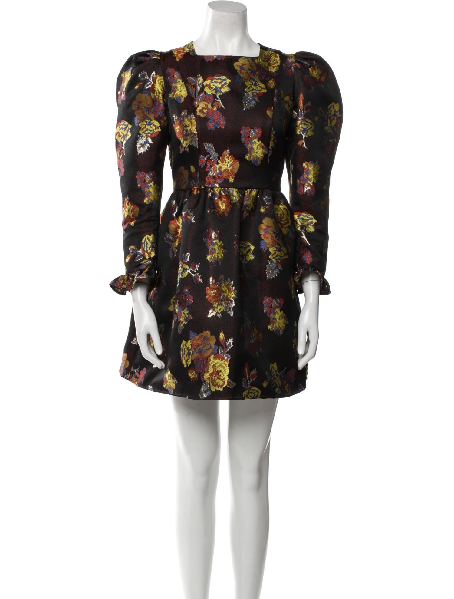 Batsheva Floral Print Mini Dress