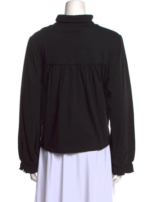 Batsheva Turtleneck Long Sleeve Blouse