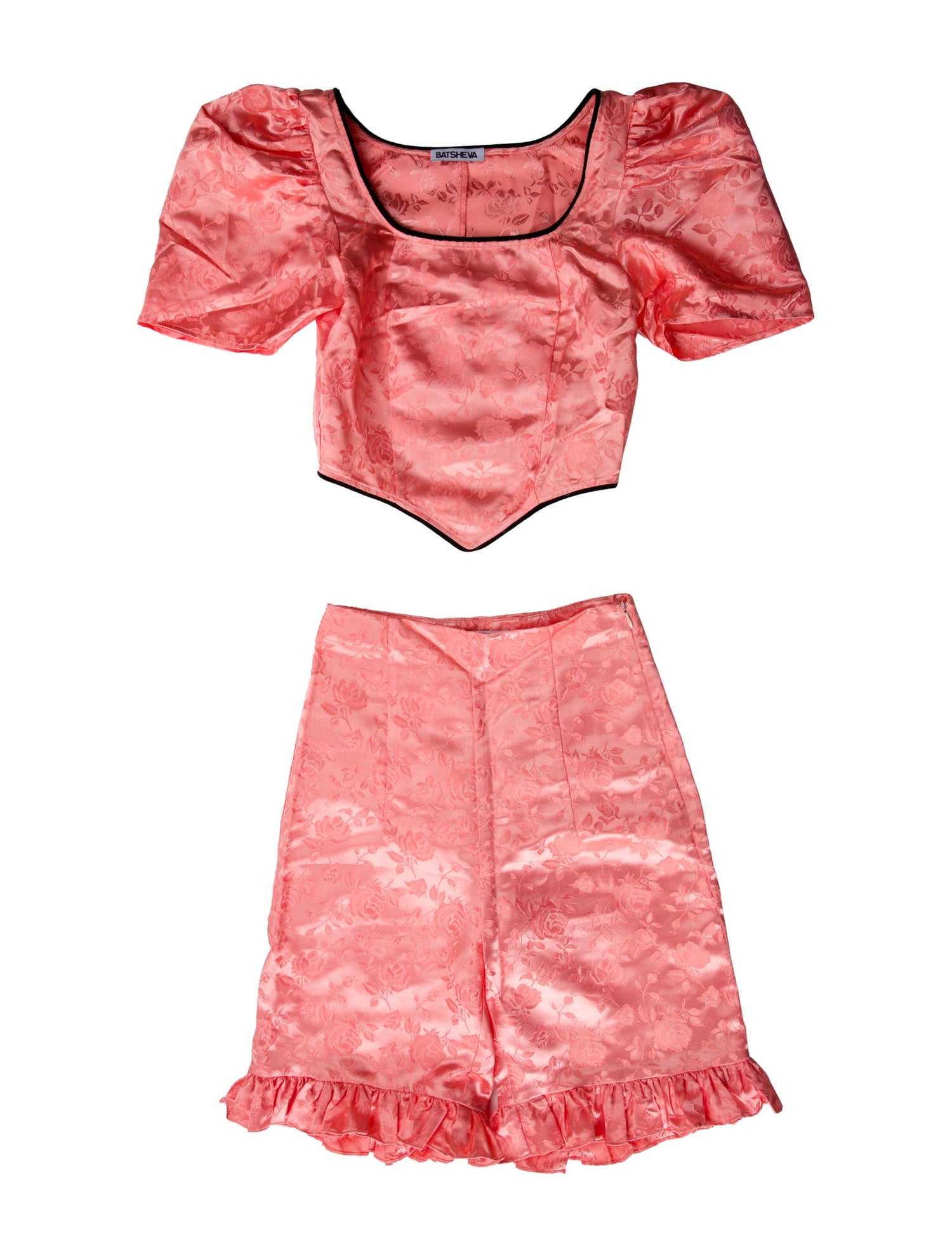 Batsheva Floral Print Short Set