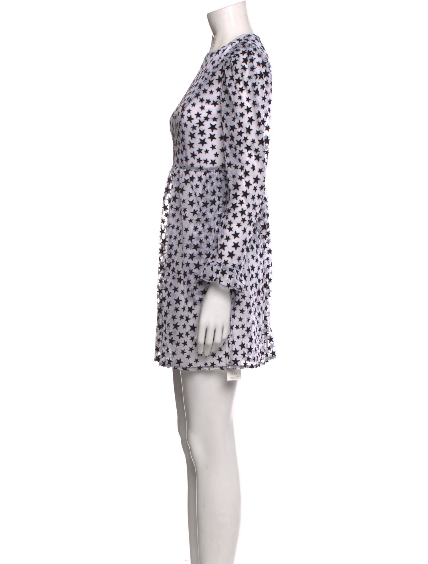Batsheva Polka Dot Print Mini Dress