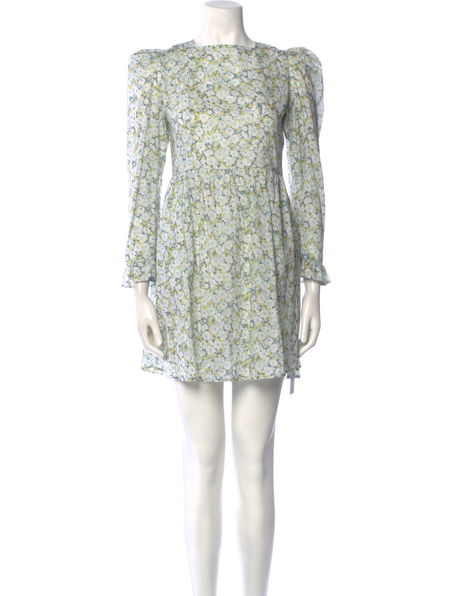 Batsheva Floral Print Mini Dress