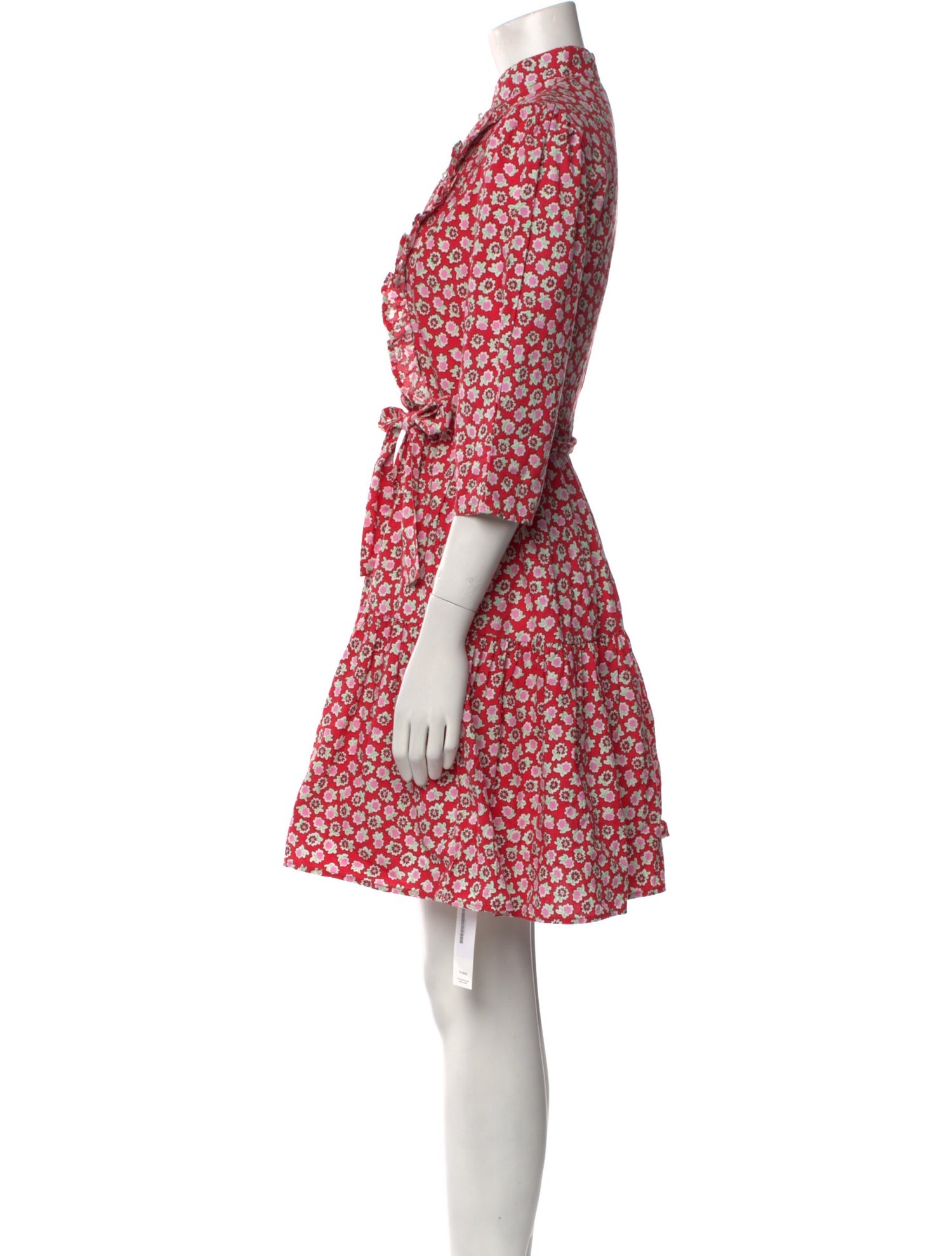 Batsheva Floral Print Mini Dress