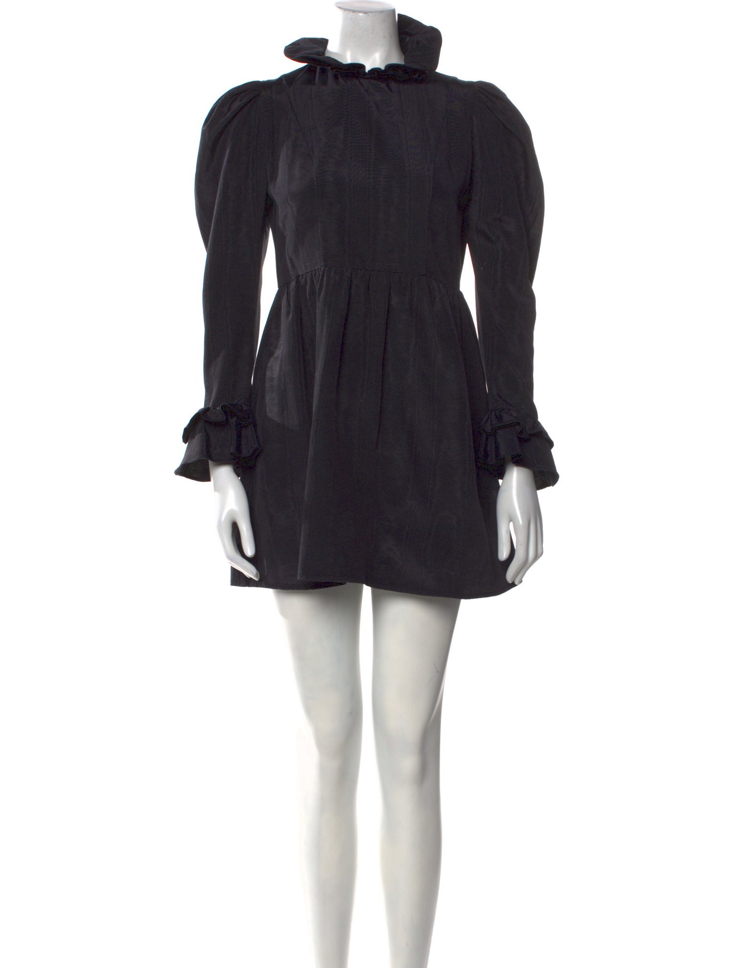 Batsheva Mock Neck Mini Dress