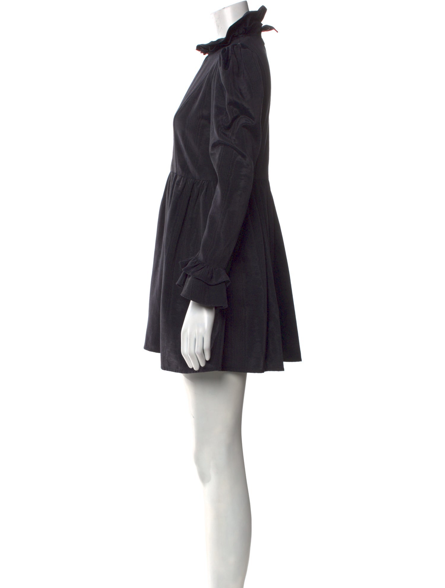 Batsheva Mock Neck Mini Dress