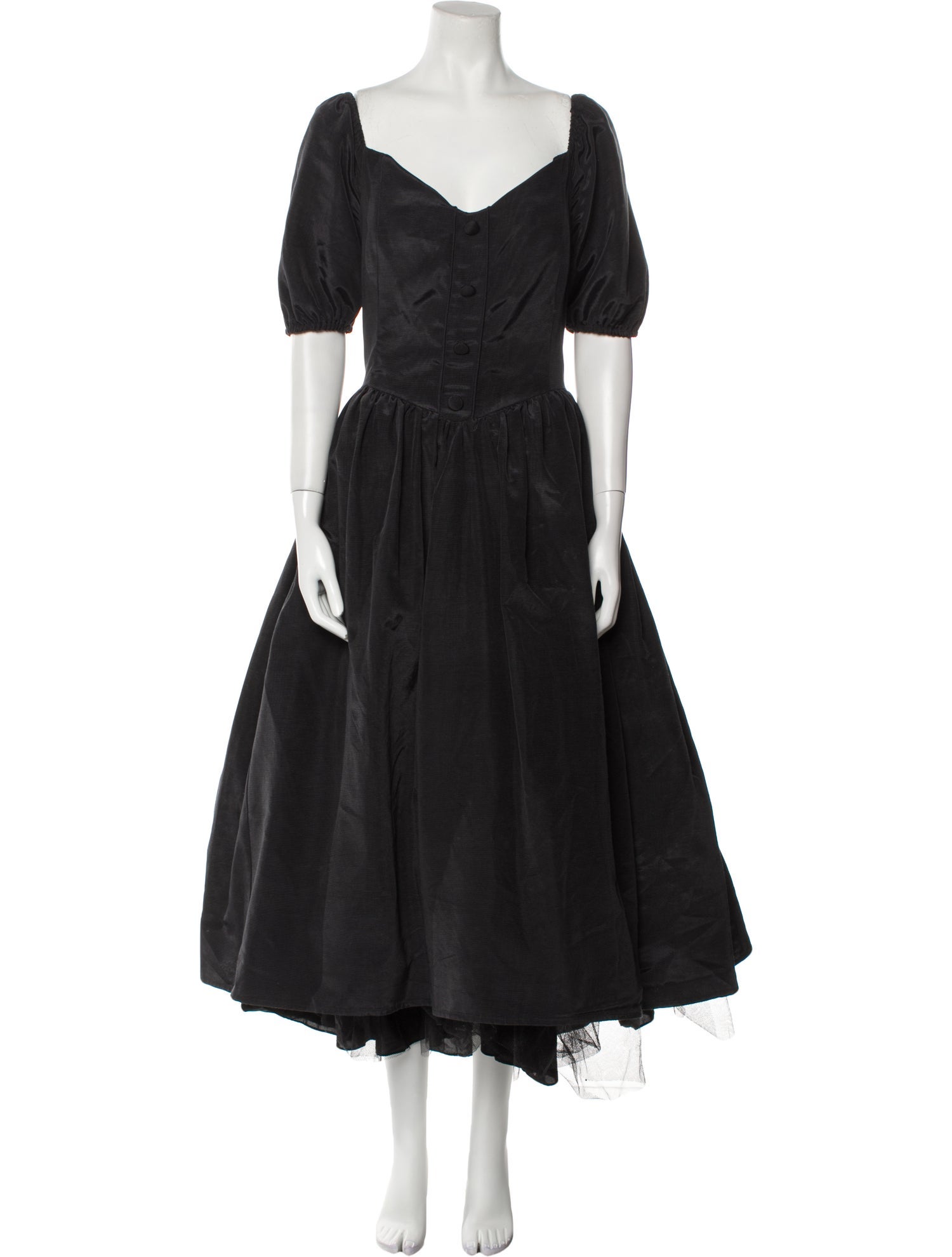 Batsheva V-Neck Long Dress