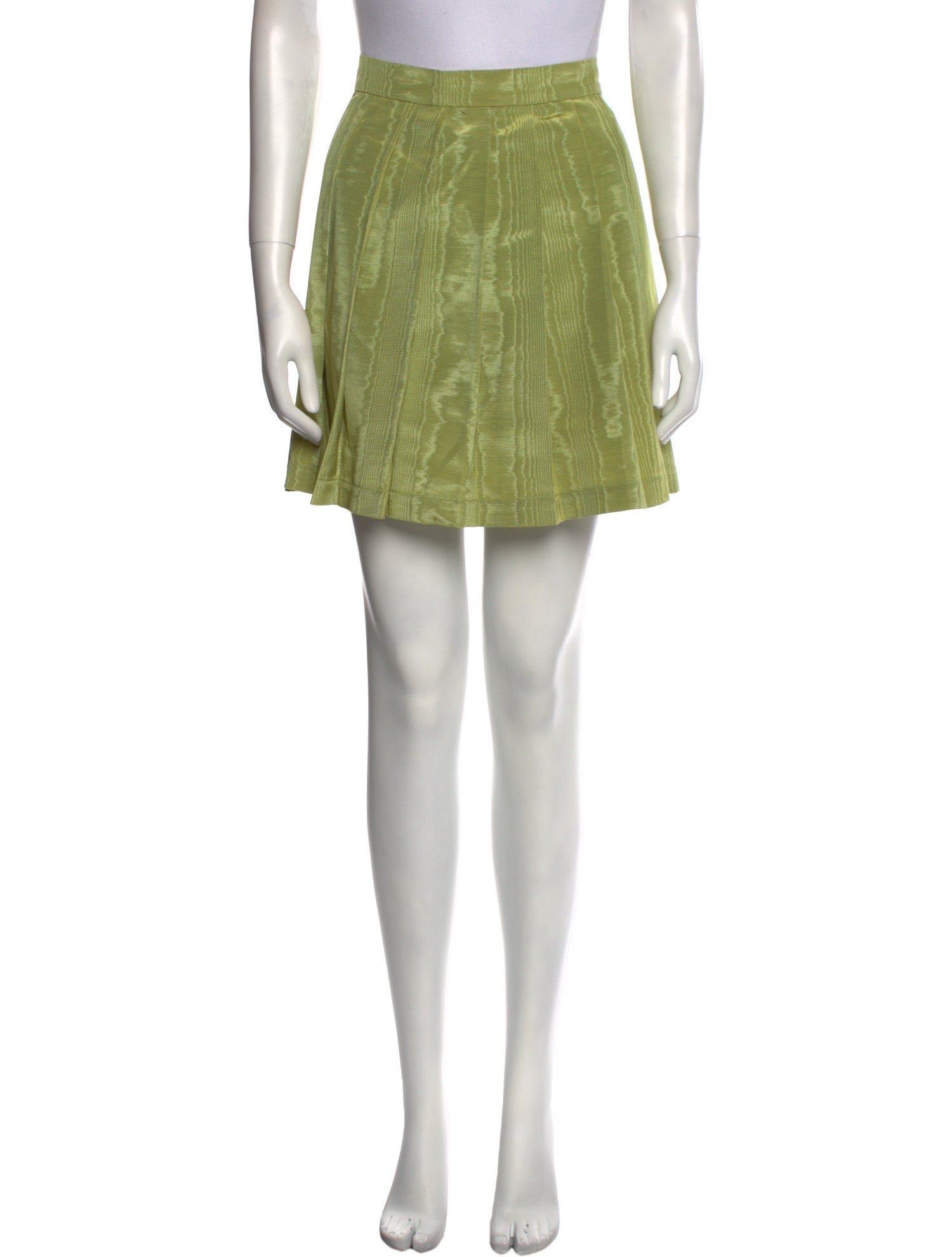 Batsheva Pleated Accents Mini Skirt