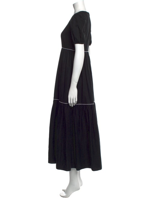 Batsheva Square Neckline Long Dress