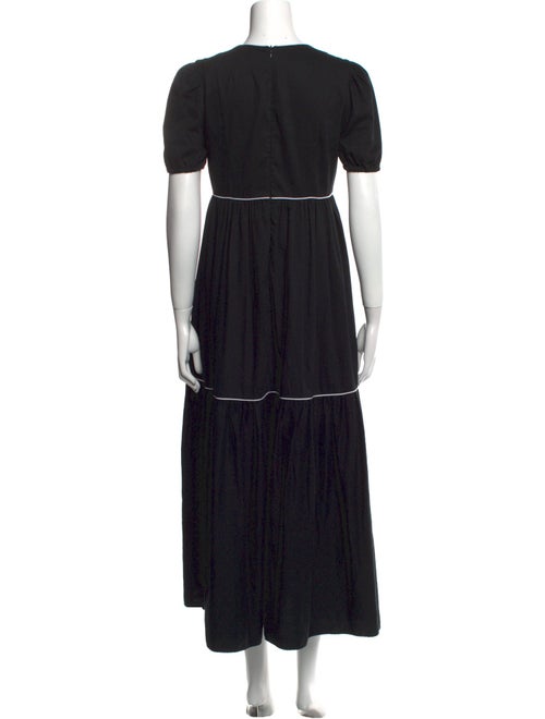 Batsheva Square Neckline Long Dress