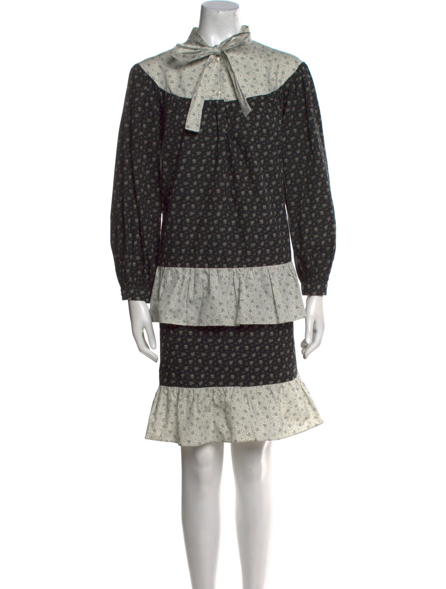 Batsheva Printed Knee-Length Dress