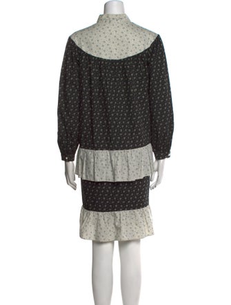 Batsheva Printed Knee-Length Dress